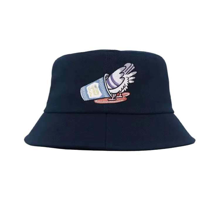 Bacon Egg and Cheese Bucket Hat - Navy