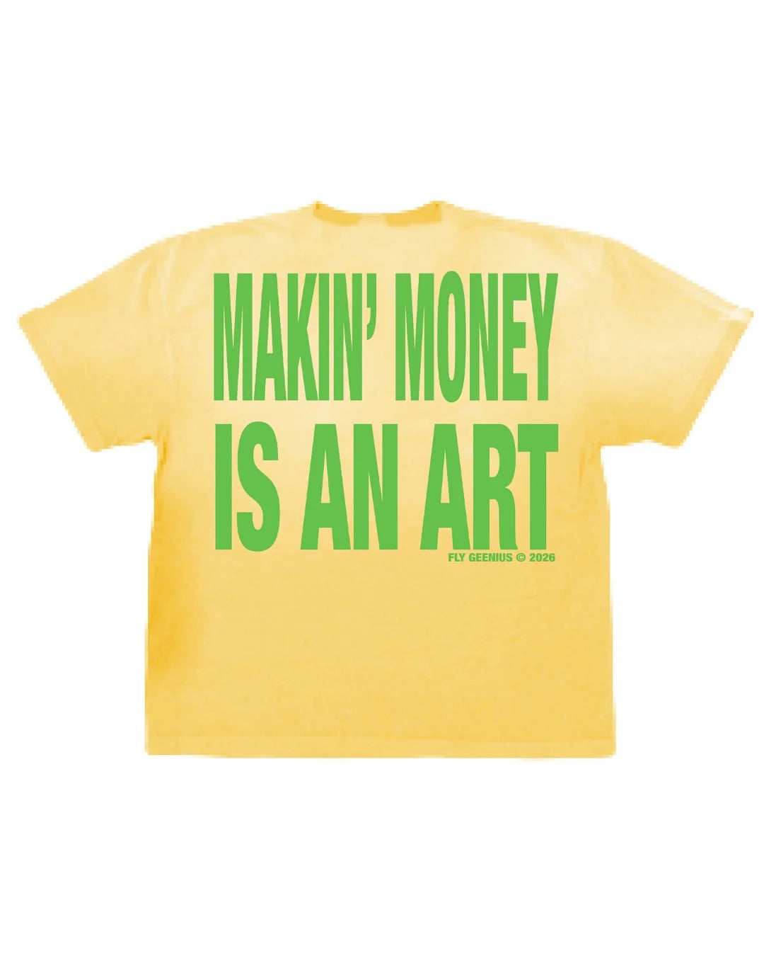 Money Making Art T-Shirt - Yellow
