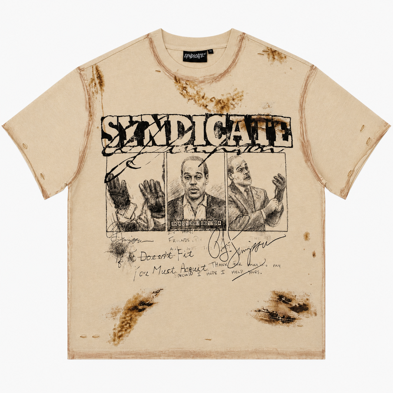 OJ - T-Shirt- Cream