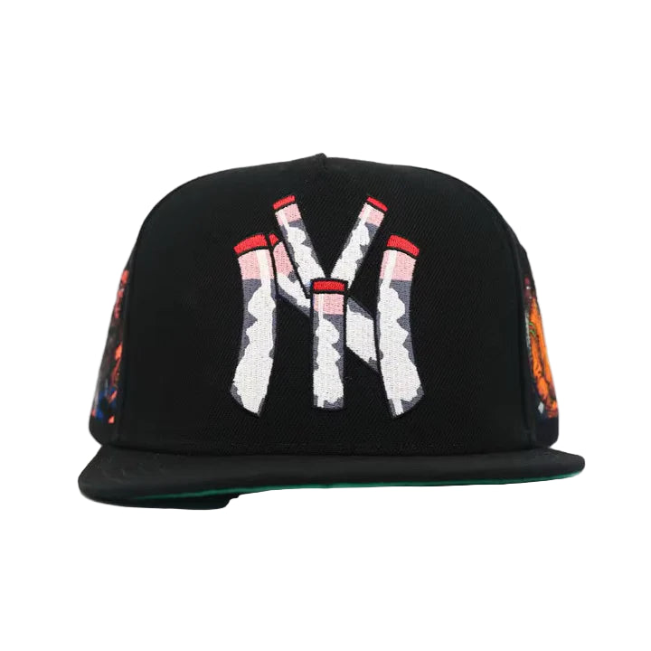 Red Tops We Out! Strapback - Black
