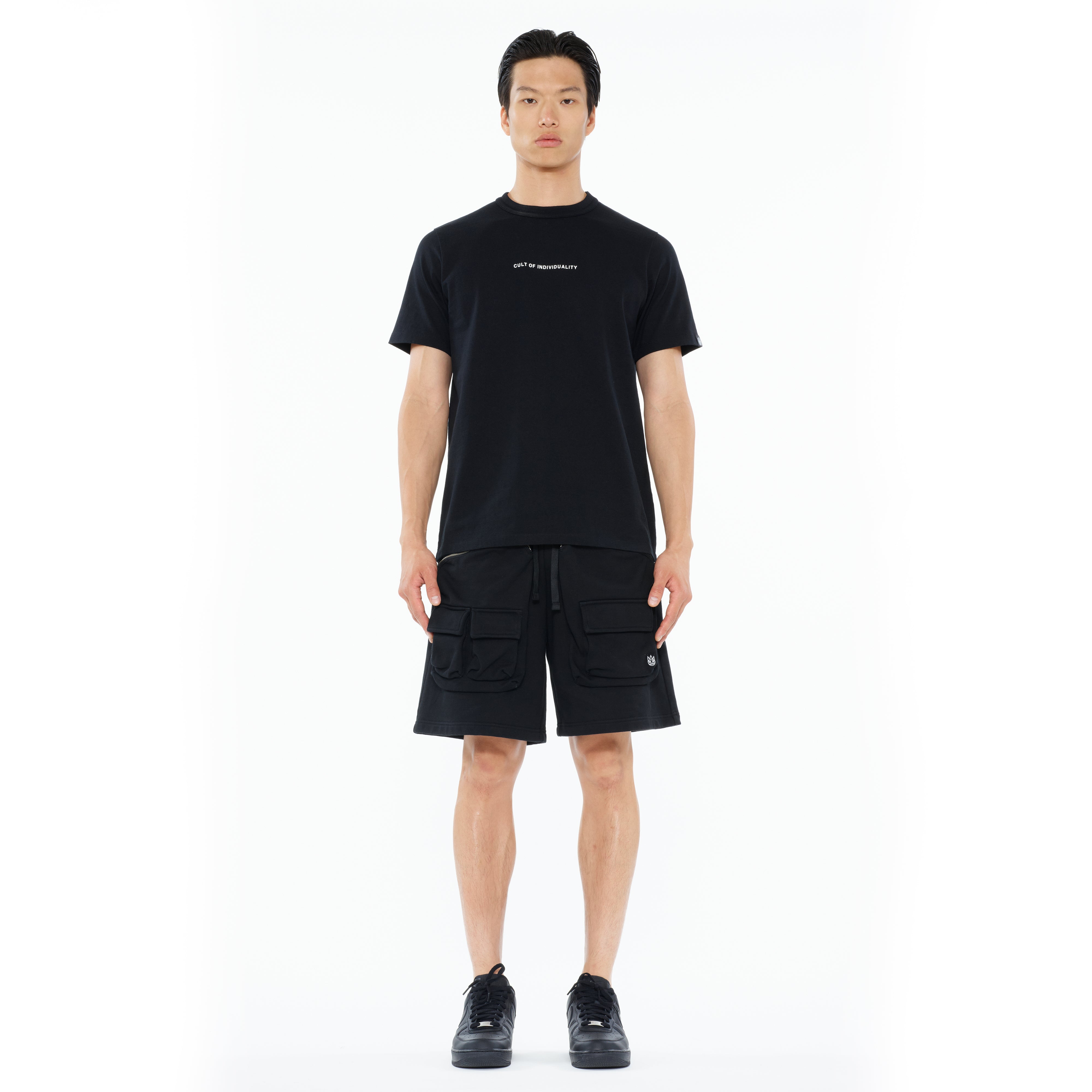 Cult's Cargo Shorts in Black