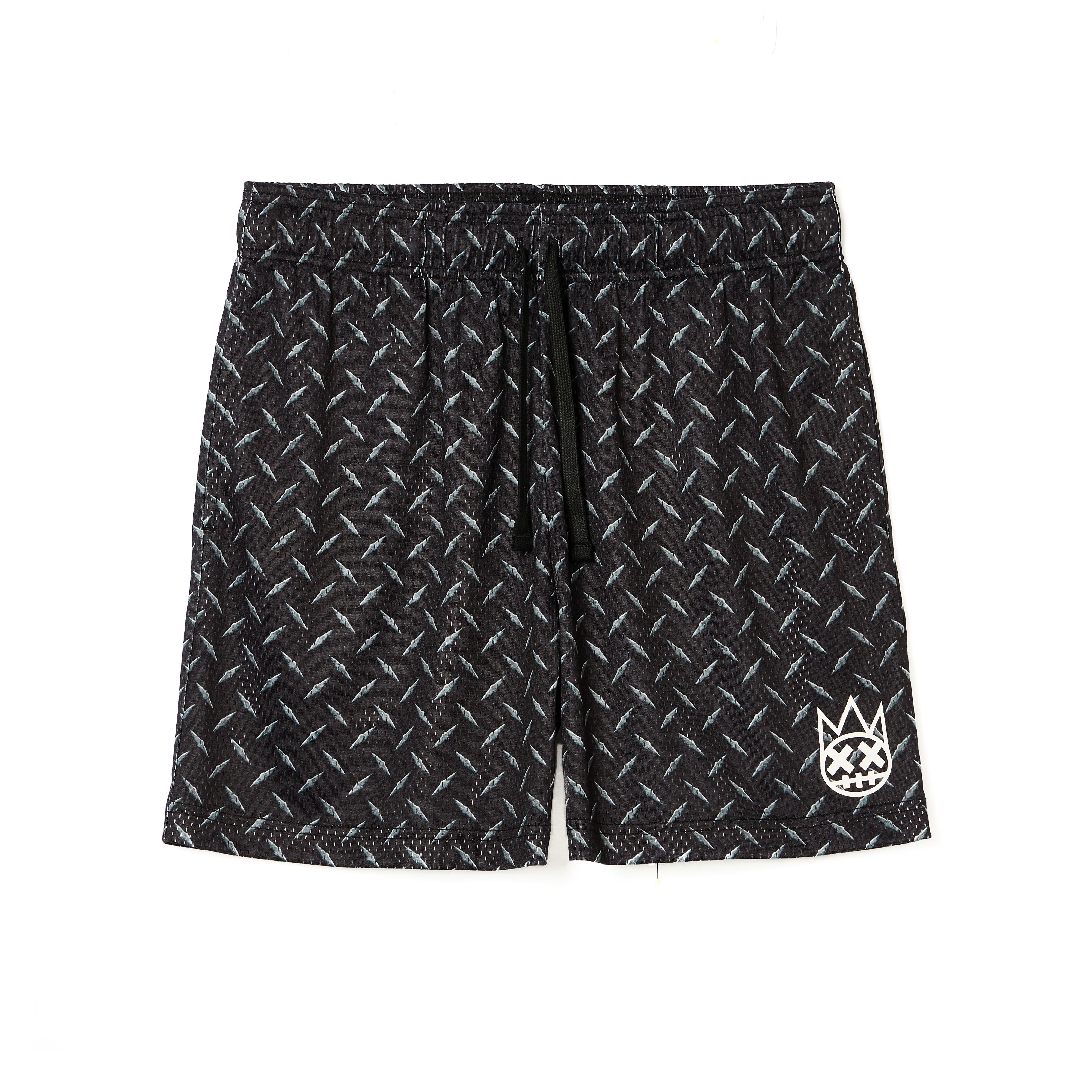 Cult's Mesh Shorts in Diamond Plate