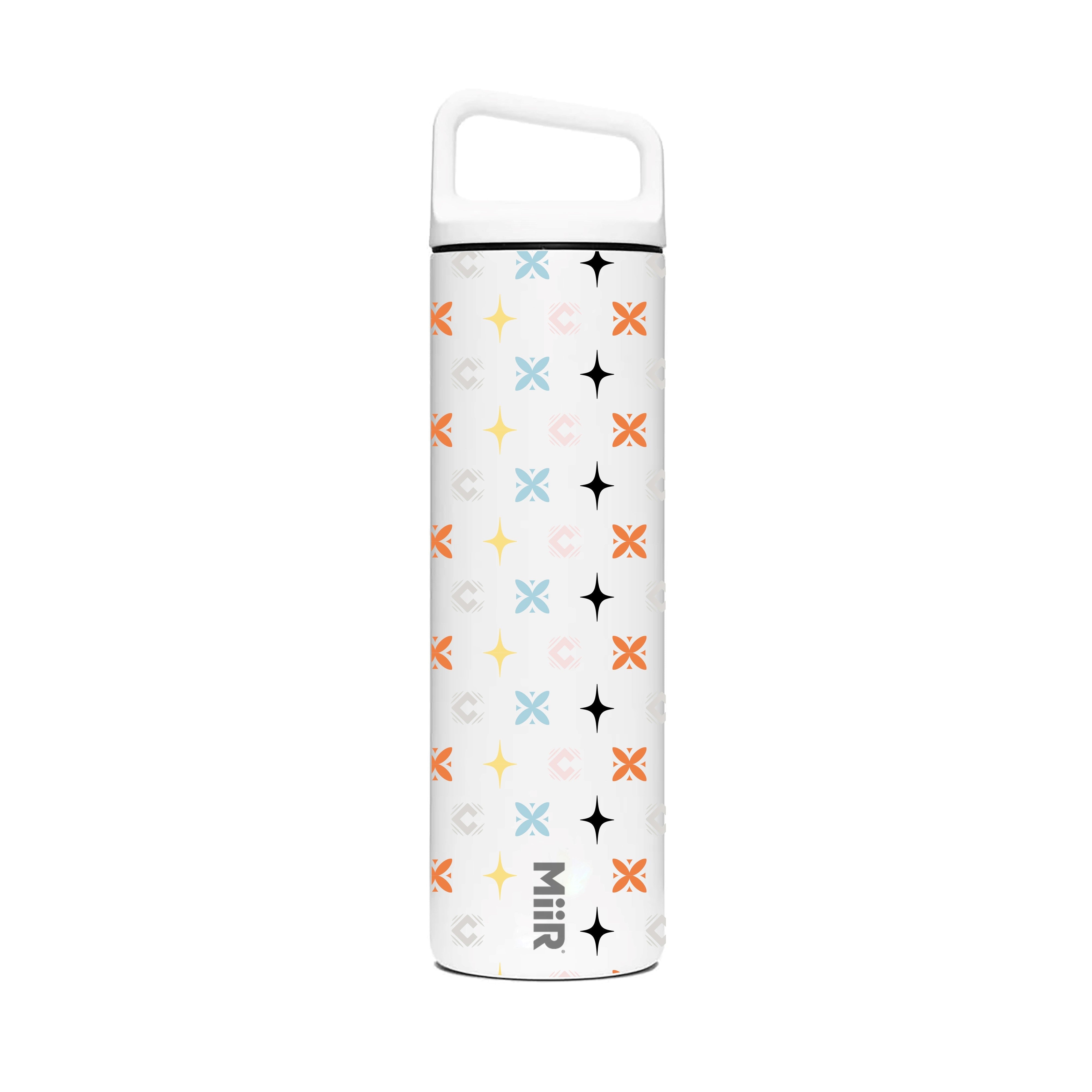 Cult x MiiR Limited Edition Climate+ 20 oz Wide Mouth Vacuum Insulation Bottle in CX Monogram Multicolor White or Black