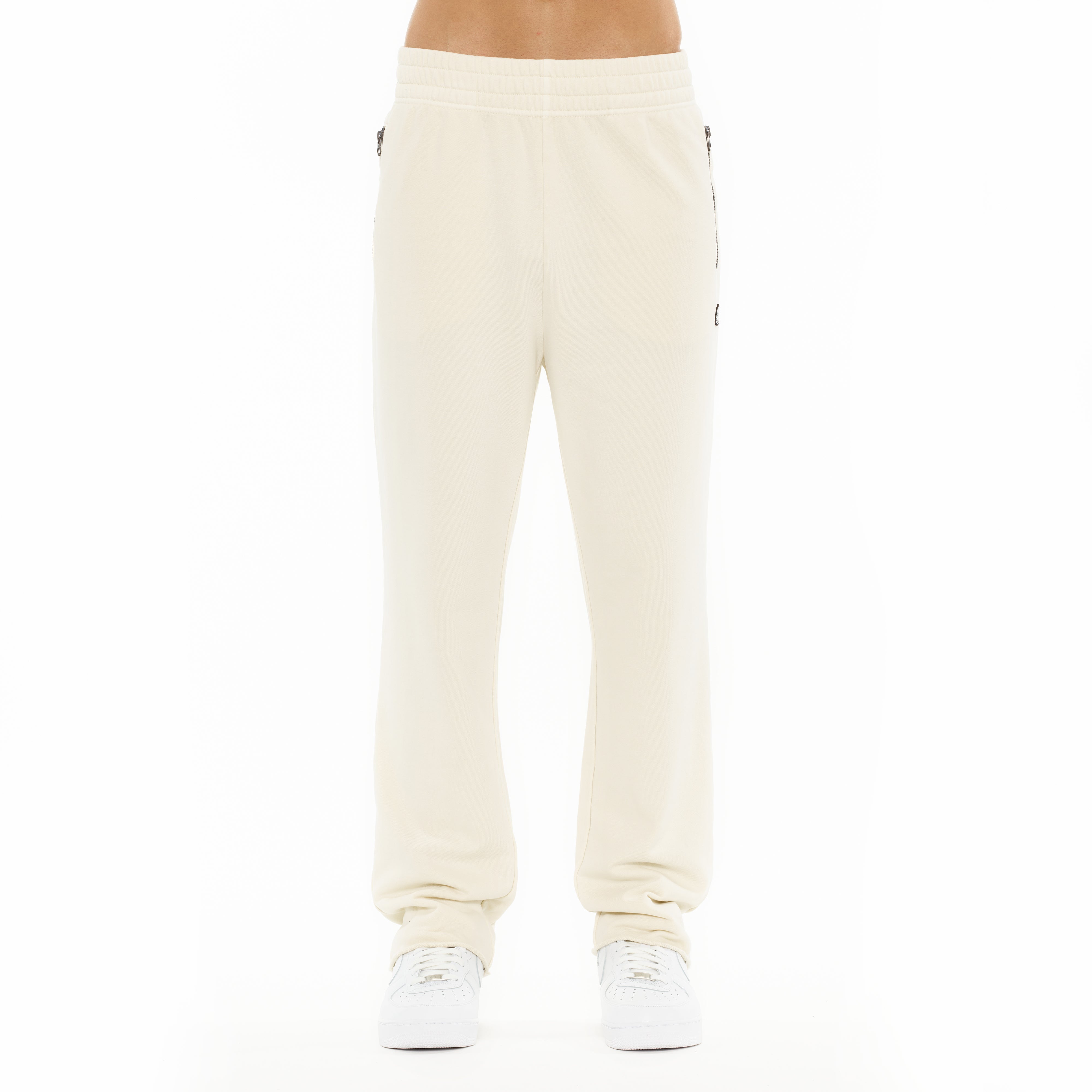 Cult's Open Hem Sweatpants in Winter White