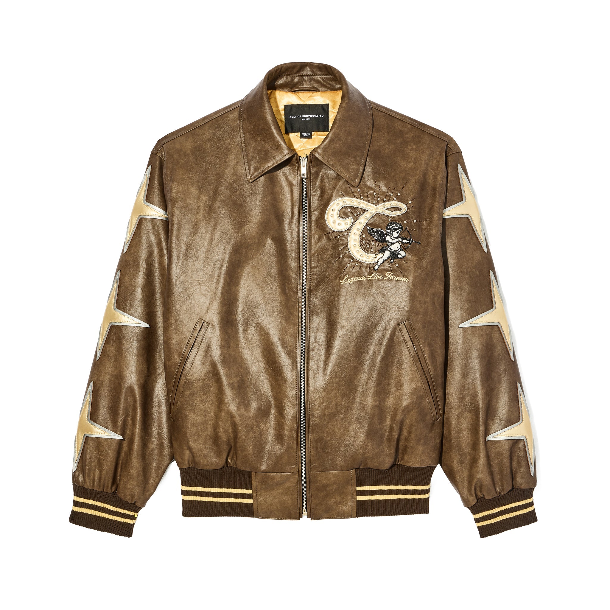 Legends Varsity Jacket - Brown