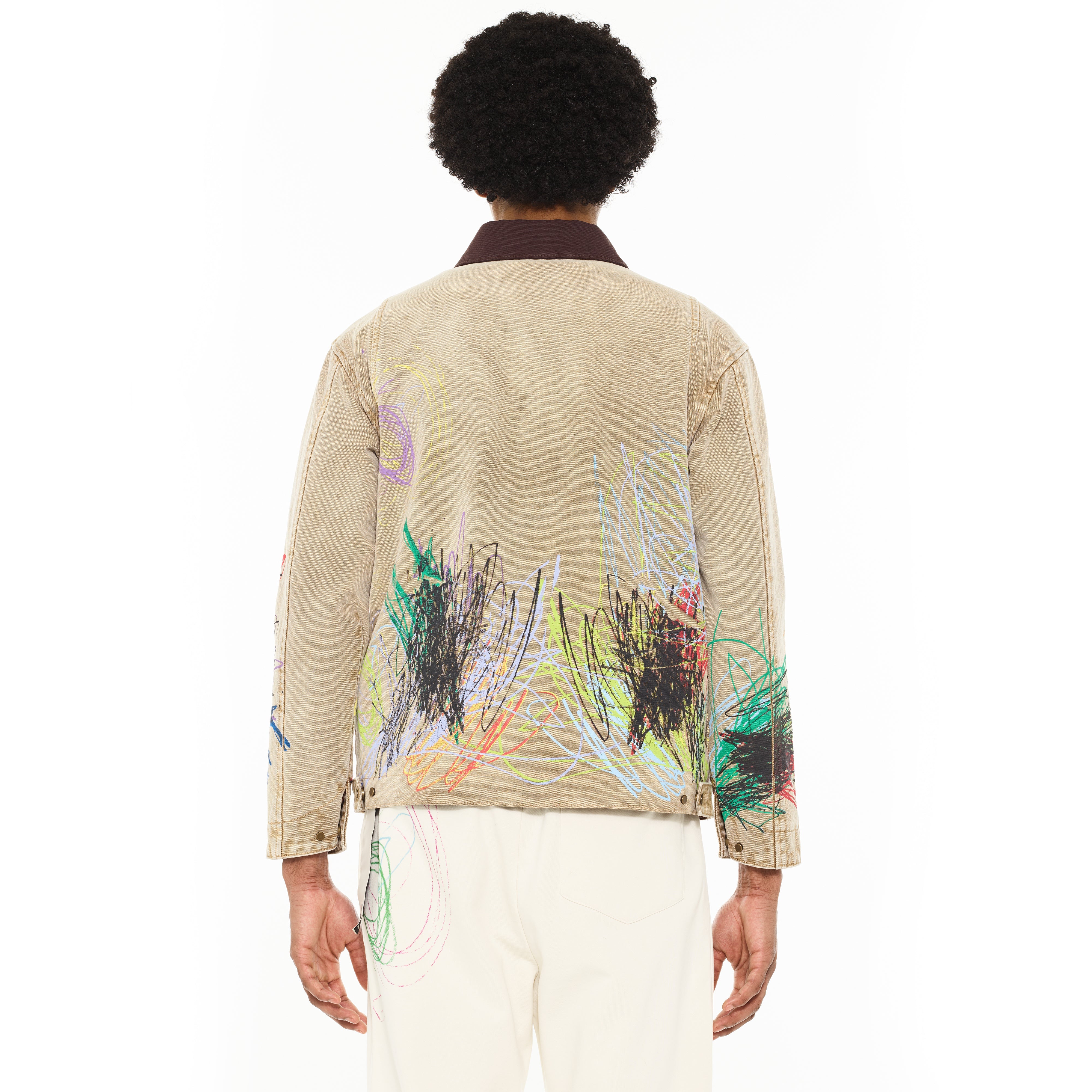 Cult's Canvas Workwear Jacket in Scribble