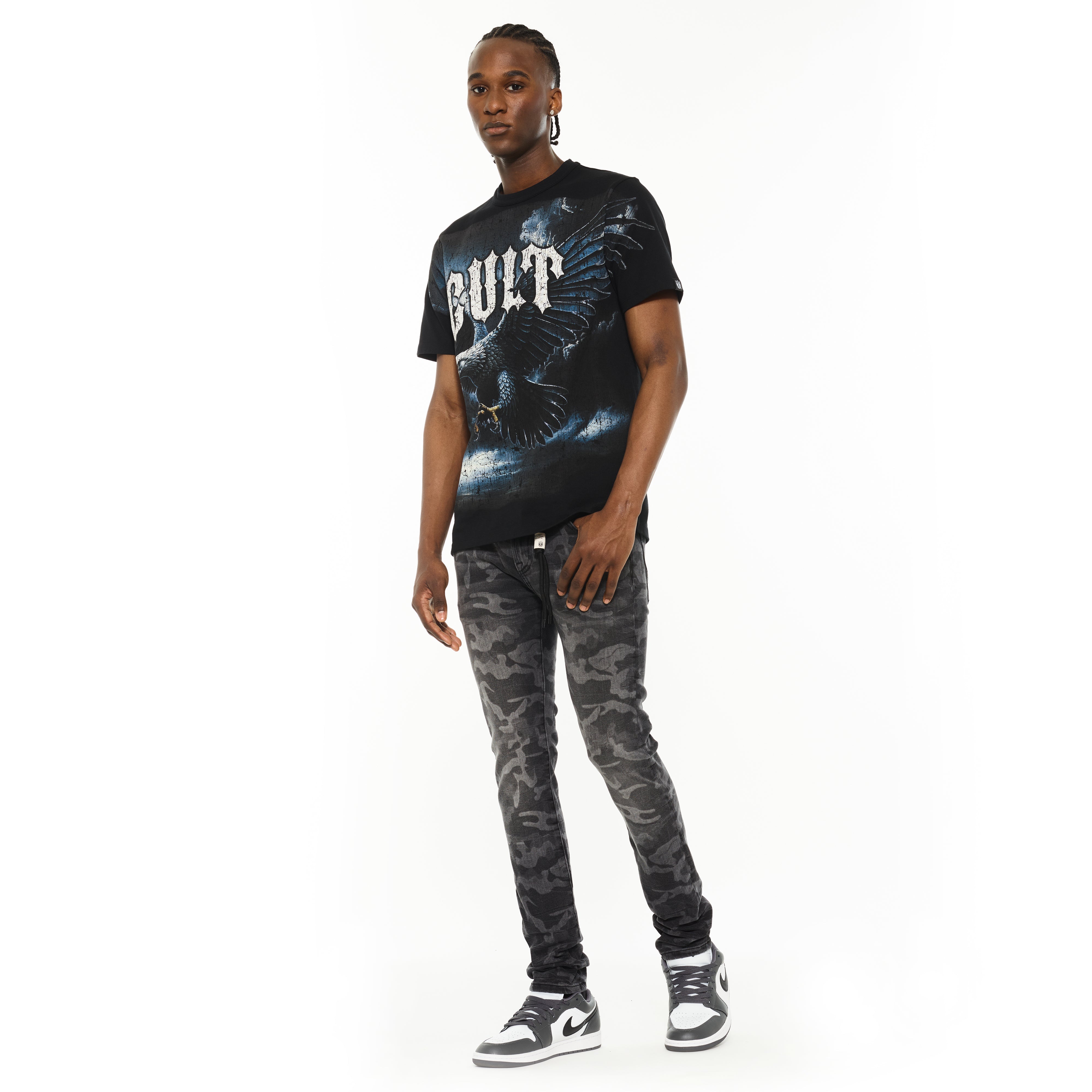 Cult's Punk Super Skinny 601 Jeans in Camo