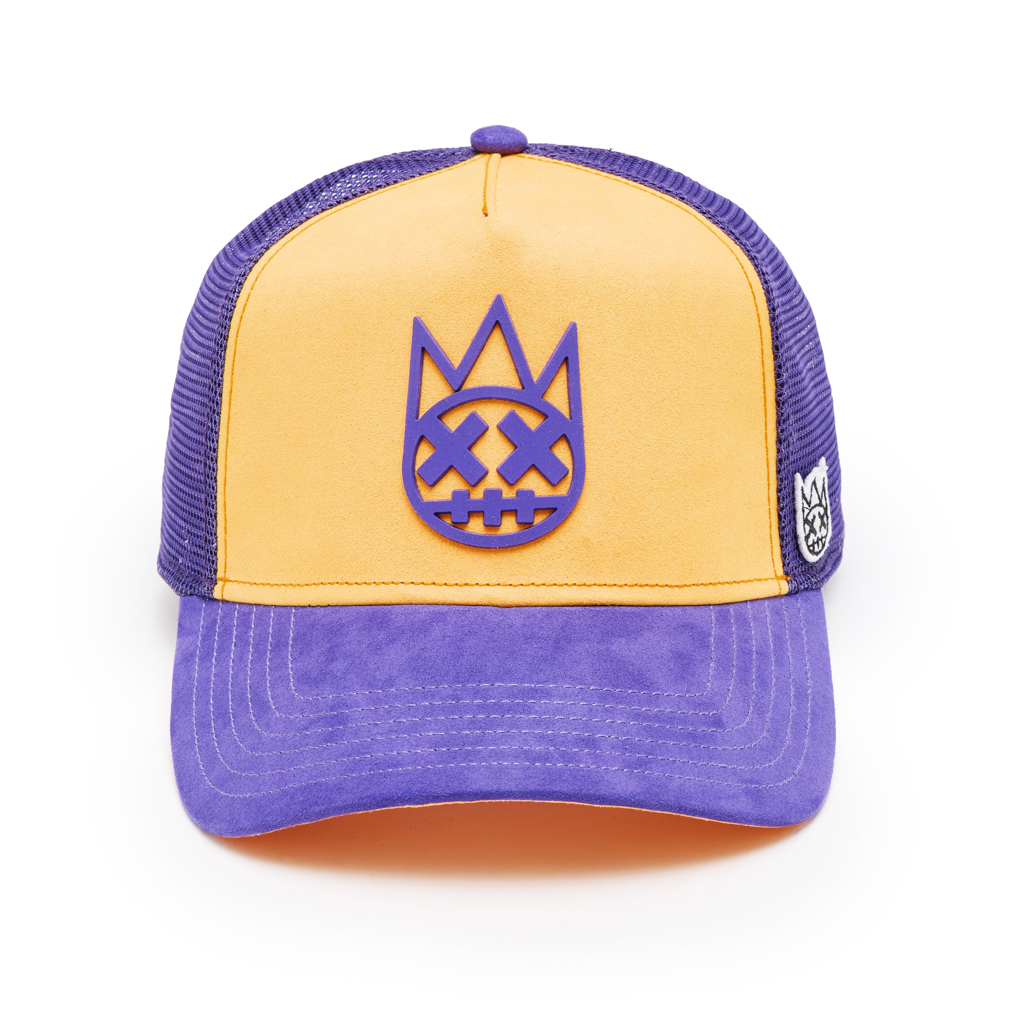 Cult's Logo Mesh Back Trucker Hat "Shimuchan" in Neon Orange