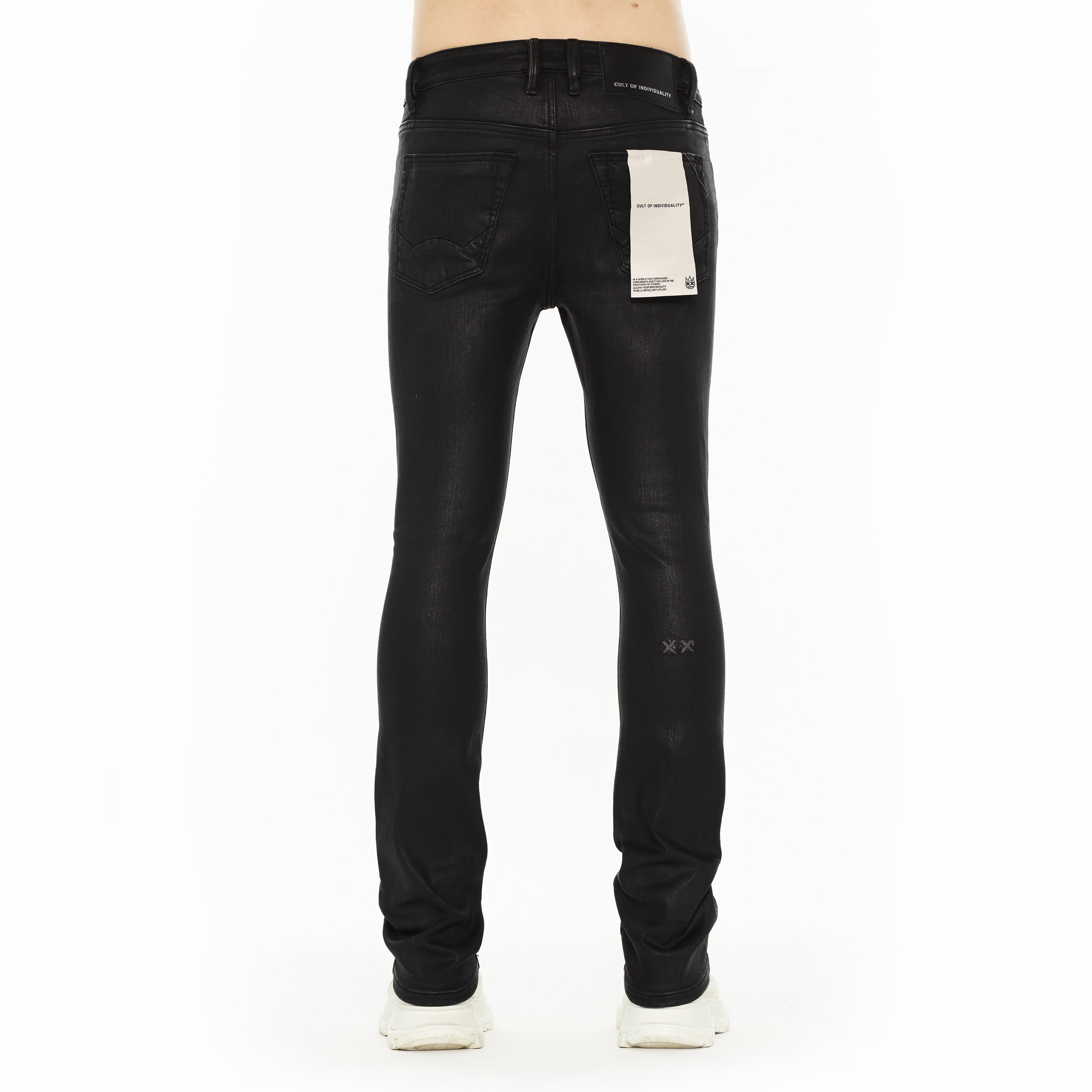 Cult's Lenny Bootcut 603 Jeans in Black Coated