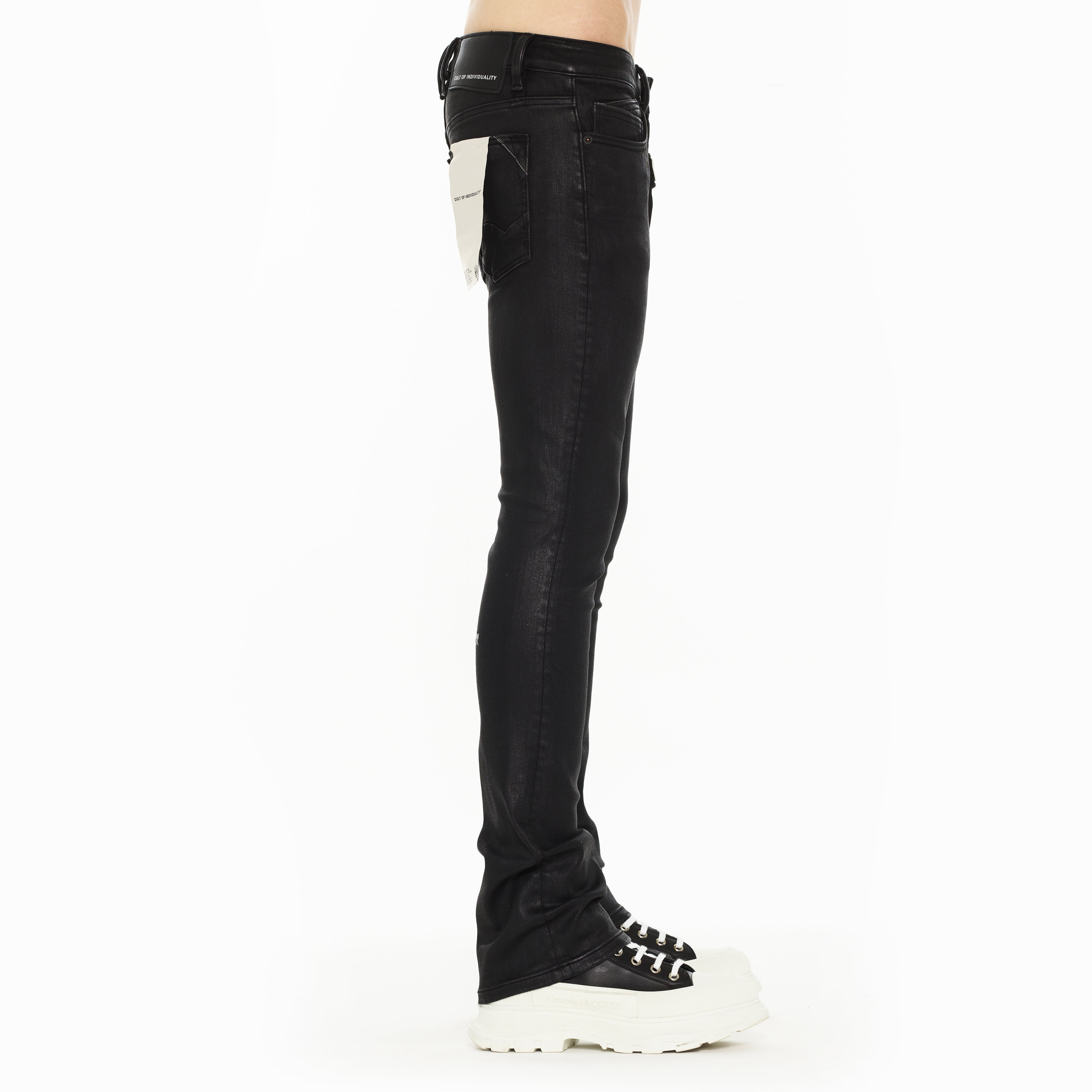 Cult's Lenny Bootcut 603 Jeans in Black Coated