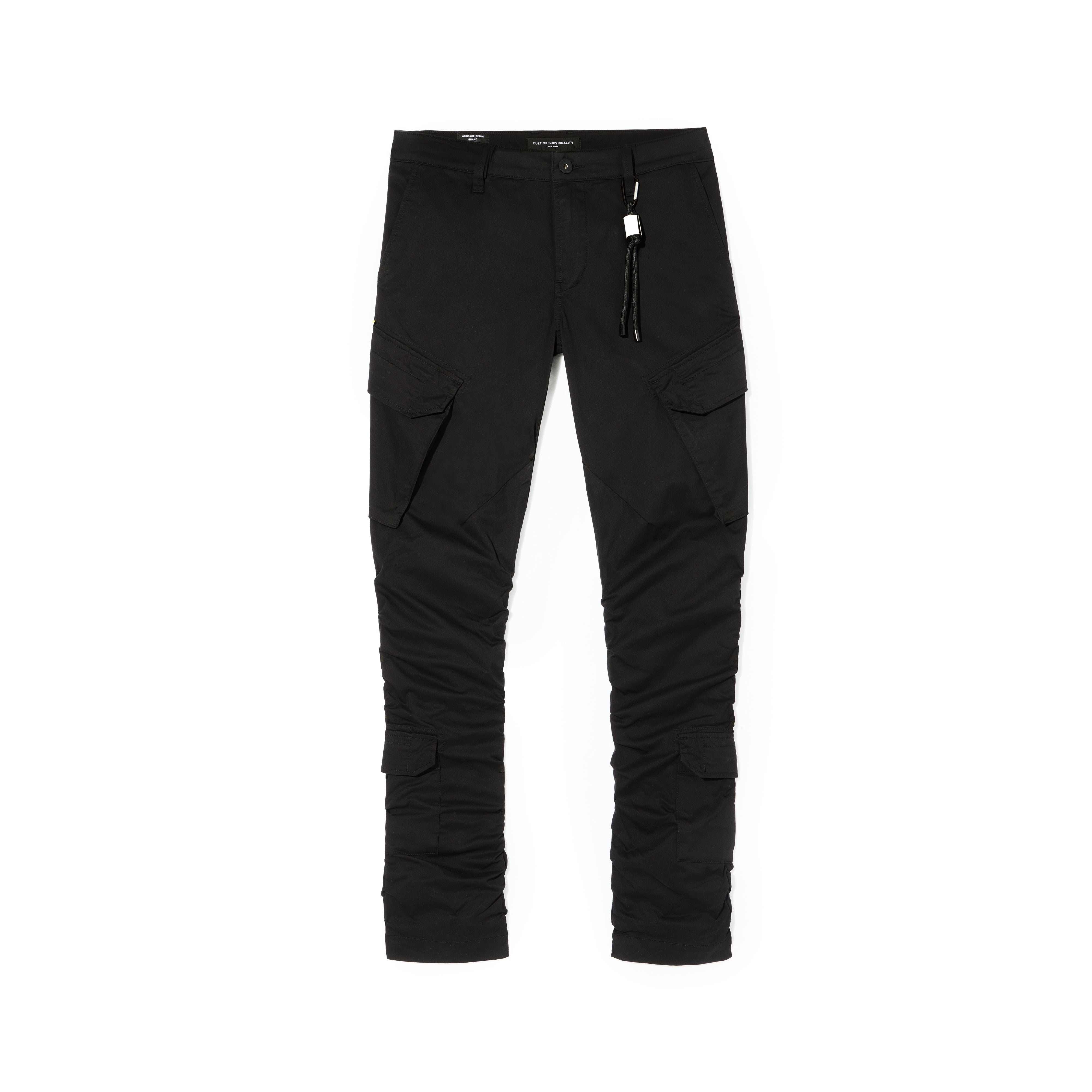 Cult's Rocker Cargo 606 Jeans in Black