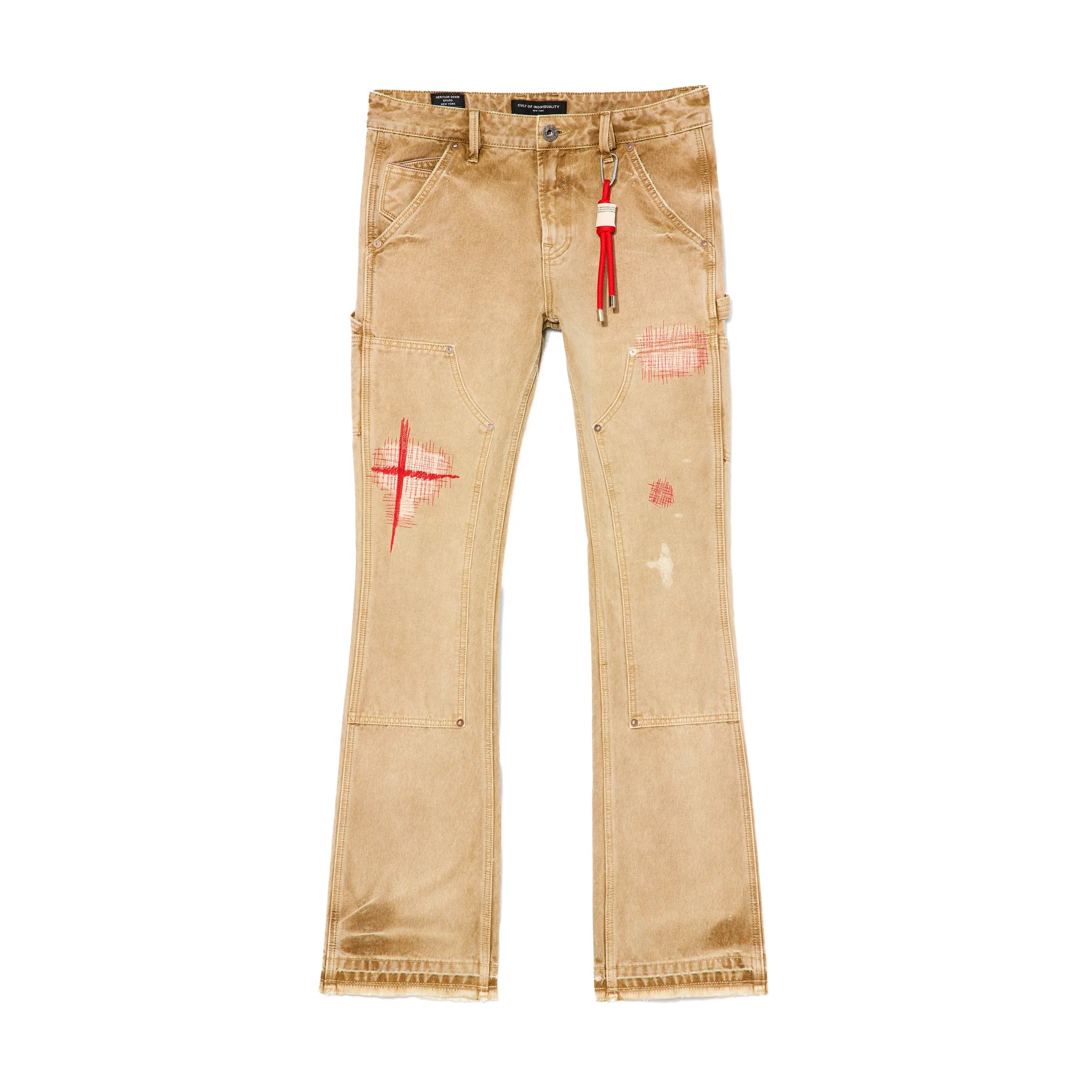 LENNY BOOTCUT 603 JEANS - KHAKI CANVAS
