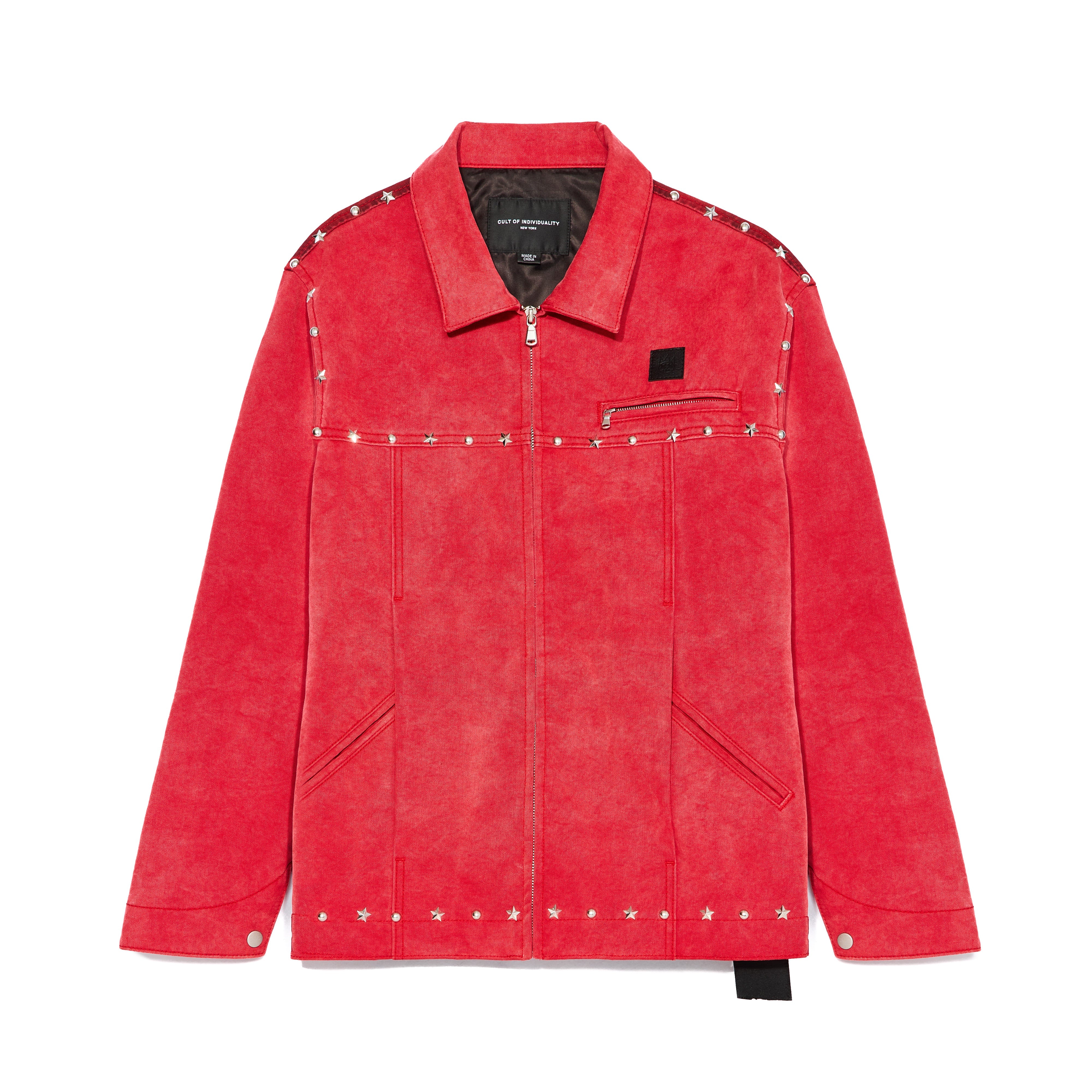 Cult's Canvas Workwear Jacket - Vintage Red Canvas