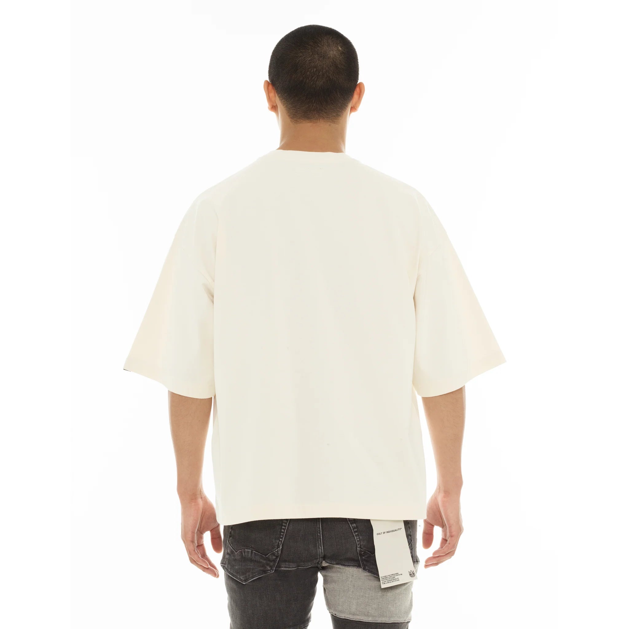 Scribble Logo T-Shirt - Winter White