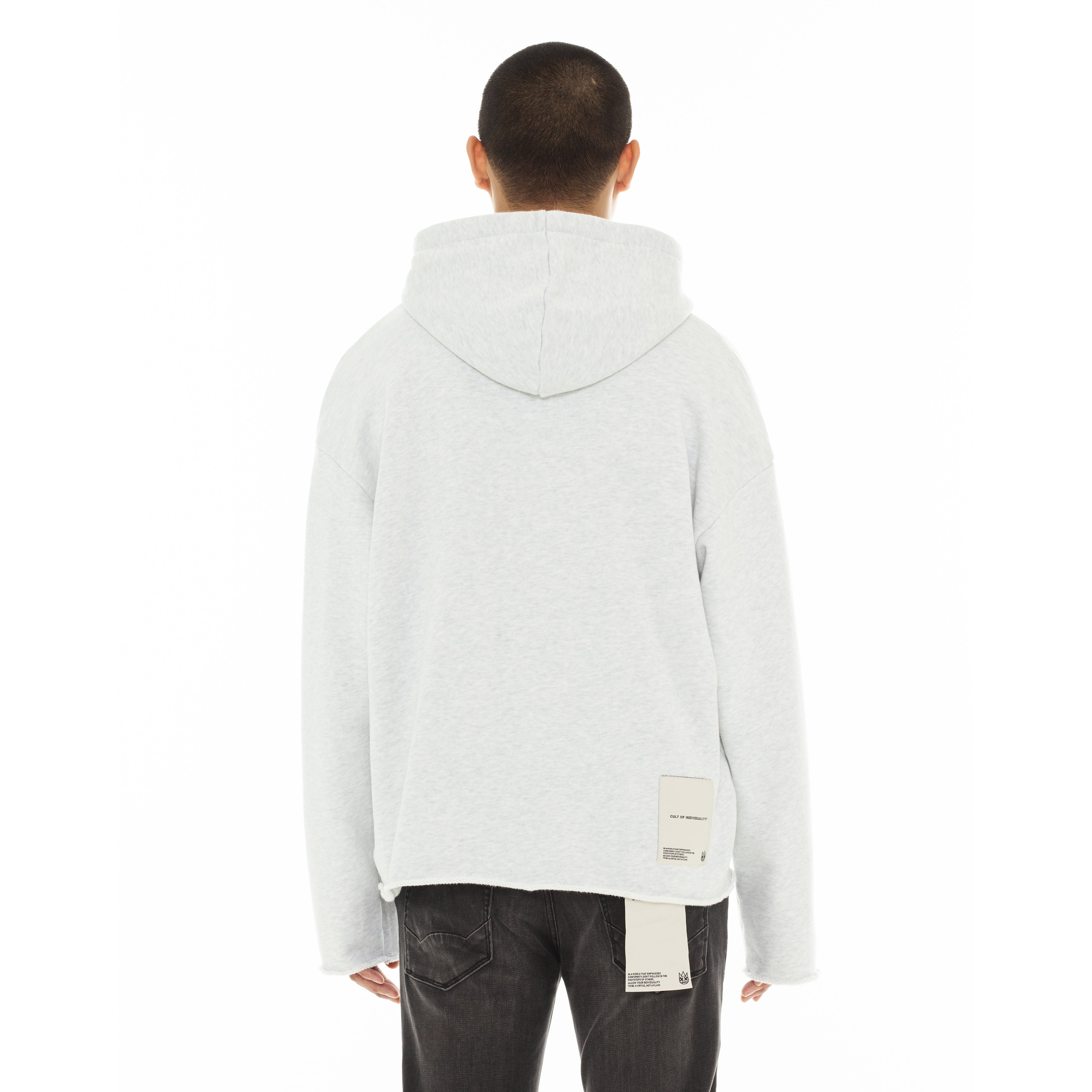 Zip Hooded Sweatshirt - Heather Grey