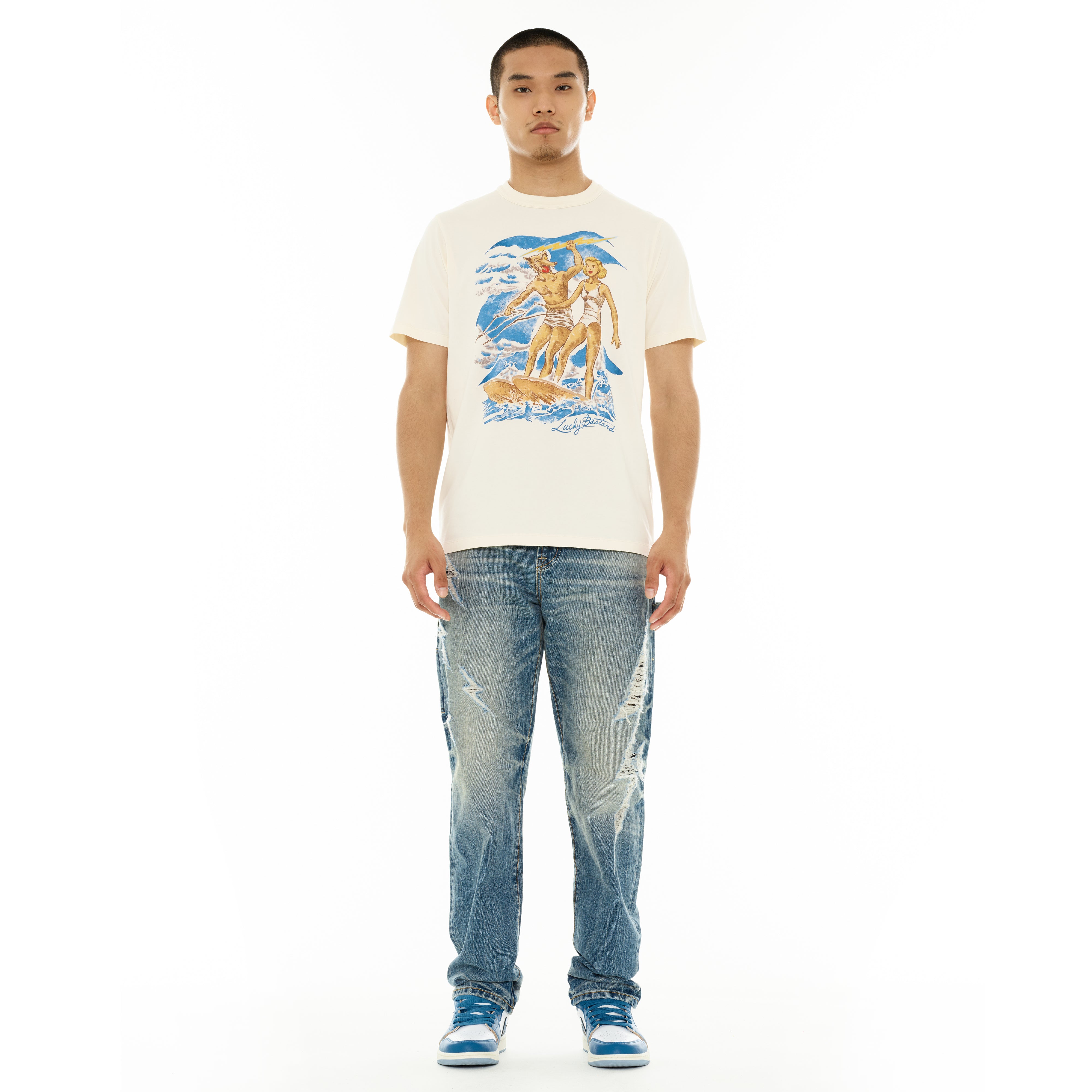 Surfin Usa T-Shirt - Winter White