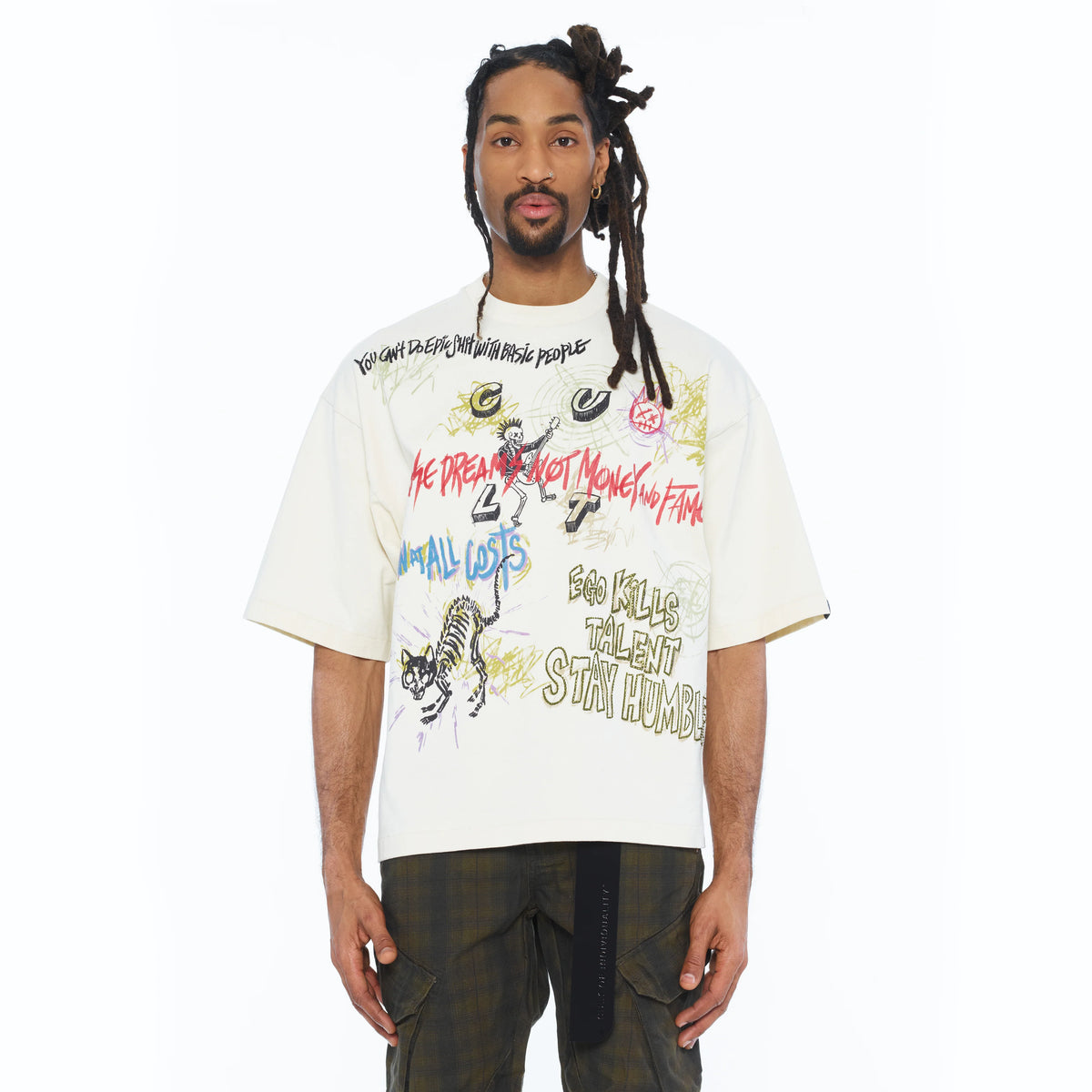 Graffiti T-Shirt - Winter White
