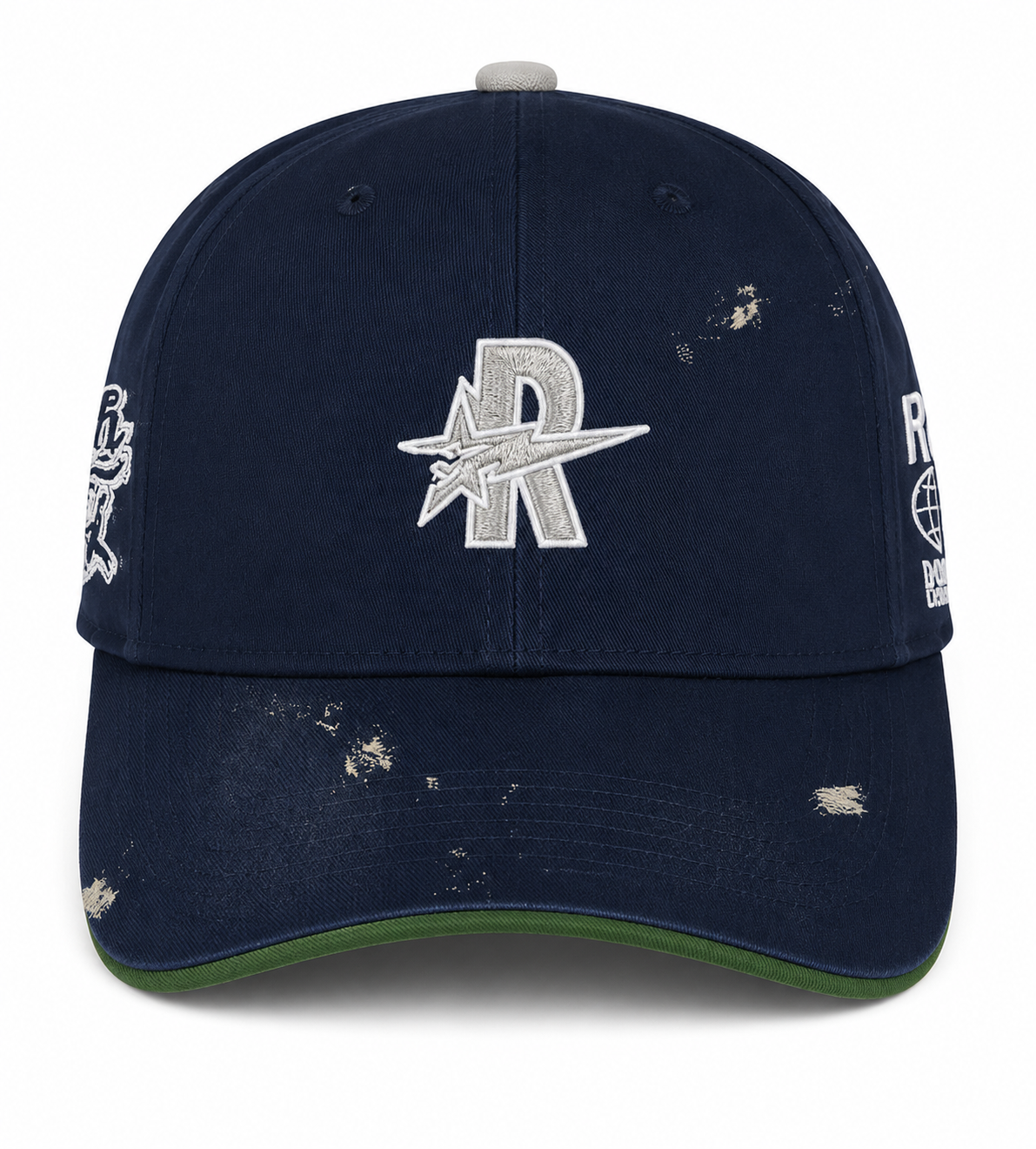 Vintage Snapback - Navy/Silver