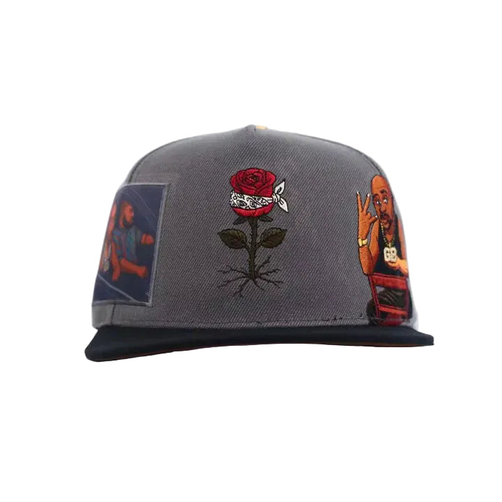 Thug Life Strap Back - Grey