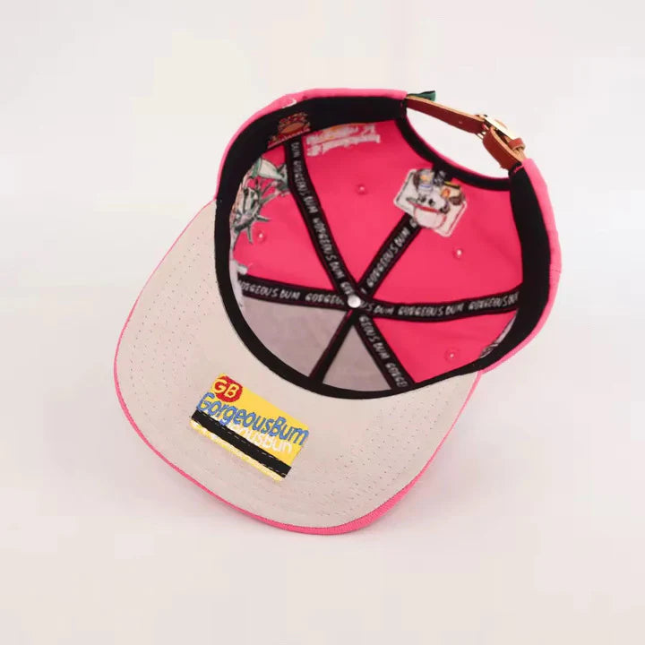 Bacon Egg and Cheese Strap Back - Cotton Candy