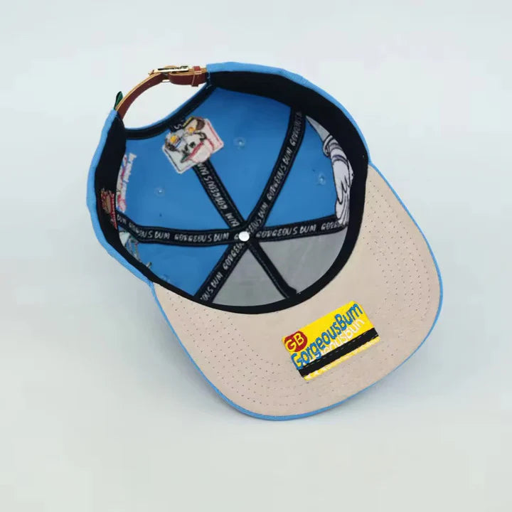 Bacon egg and cheese 2.0 Strap back - Baby Blue