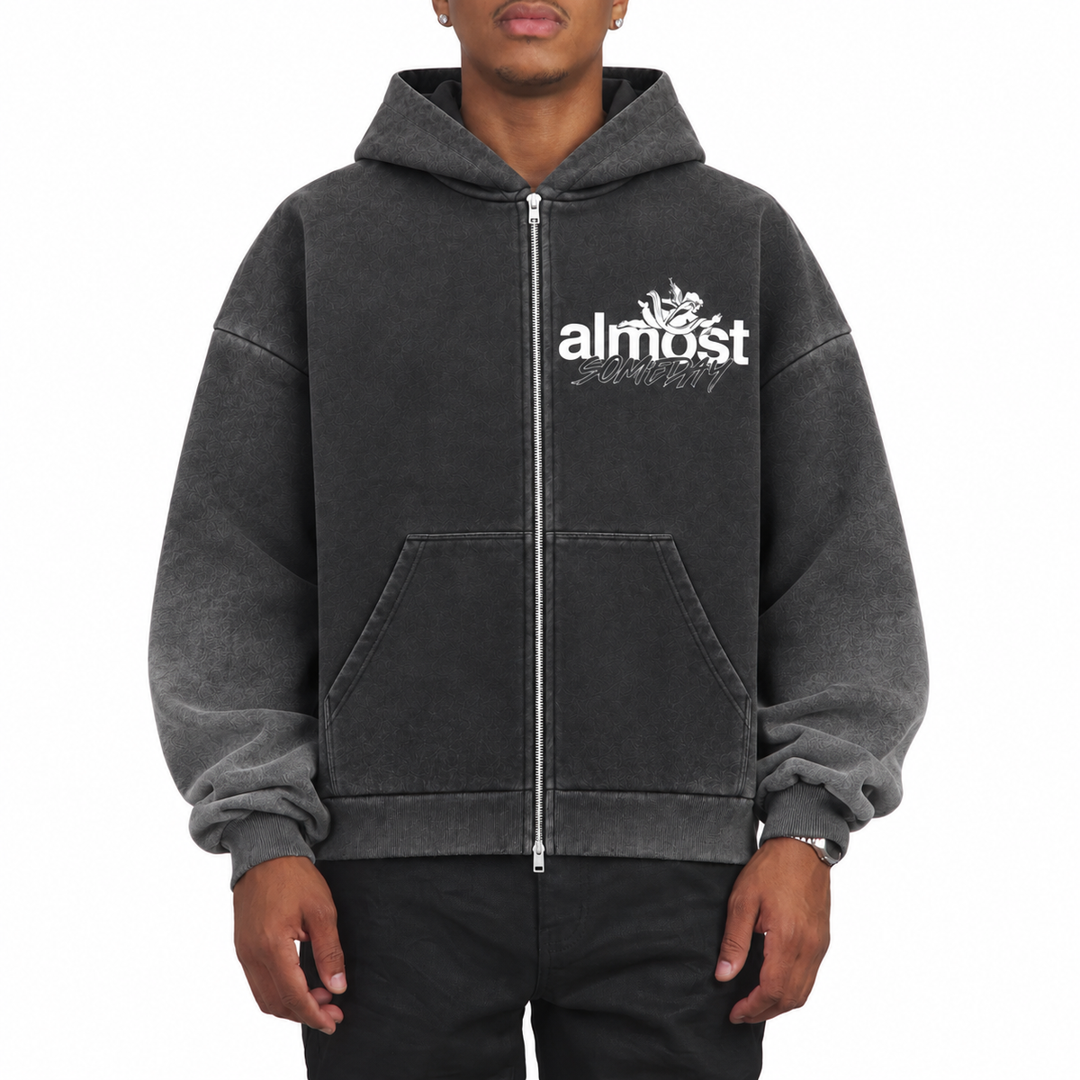 Enemies Zip Hoodie - Black