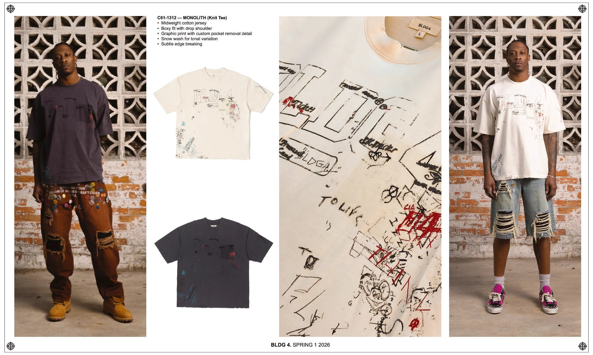 Monolith T-Shirt - Antique White