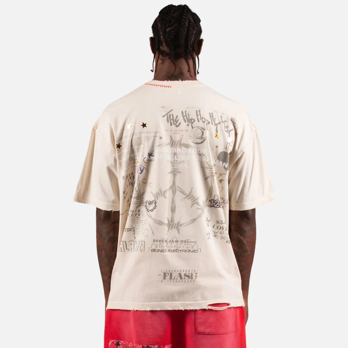 National T-Shirt - Antique White