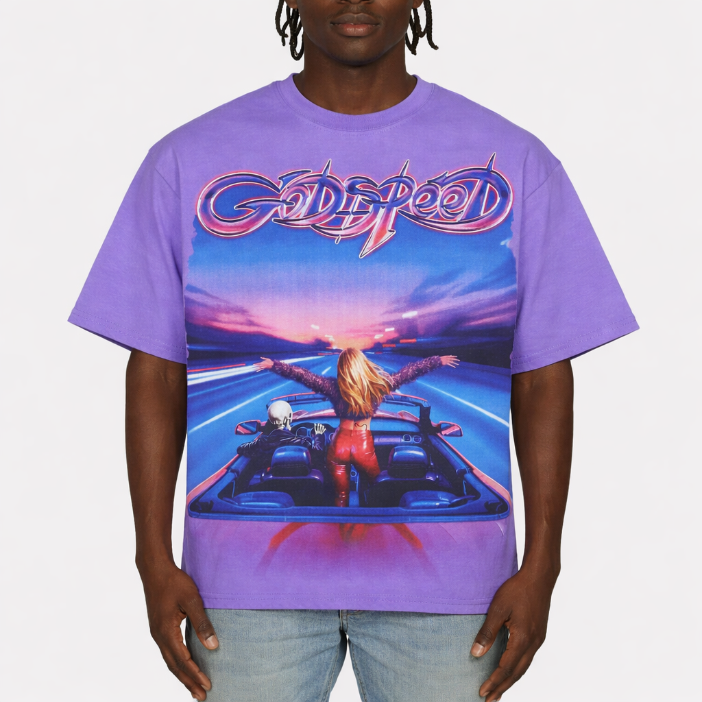 Fun T-Shirt - Purple Wash