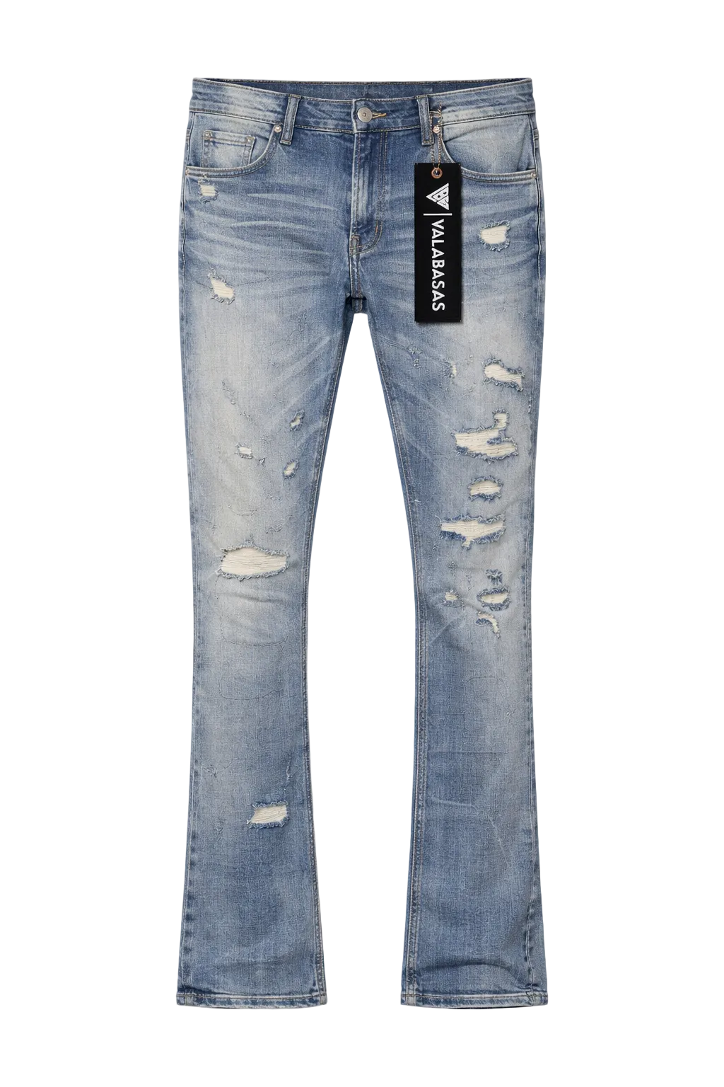 Static Stacked - Blue Wash