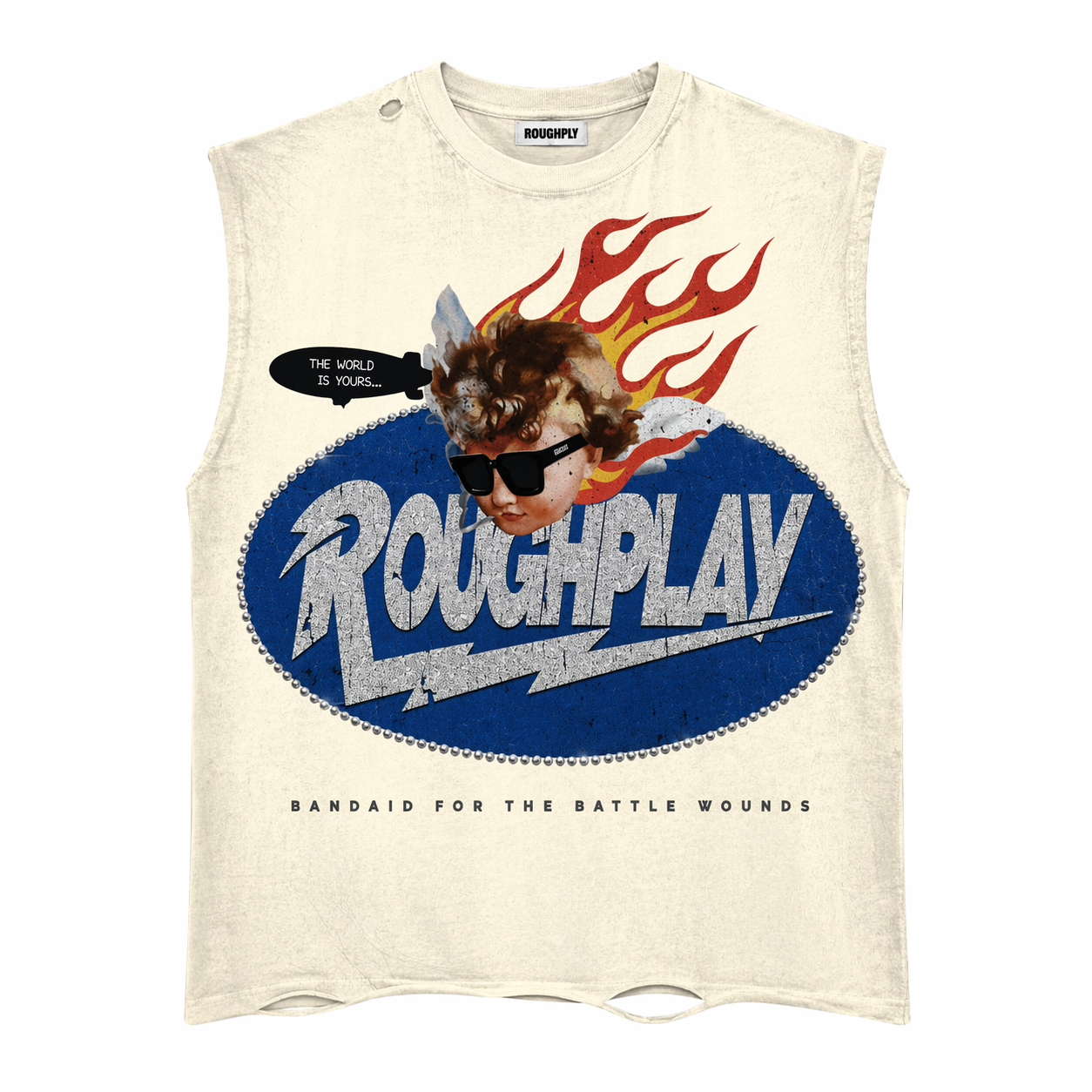 Soleboy Sleeveless Shirt - Off White