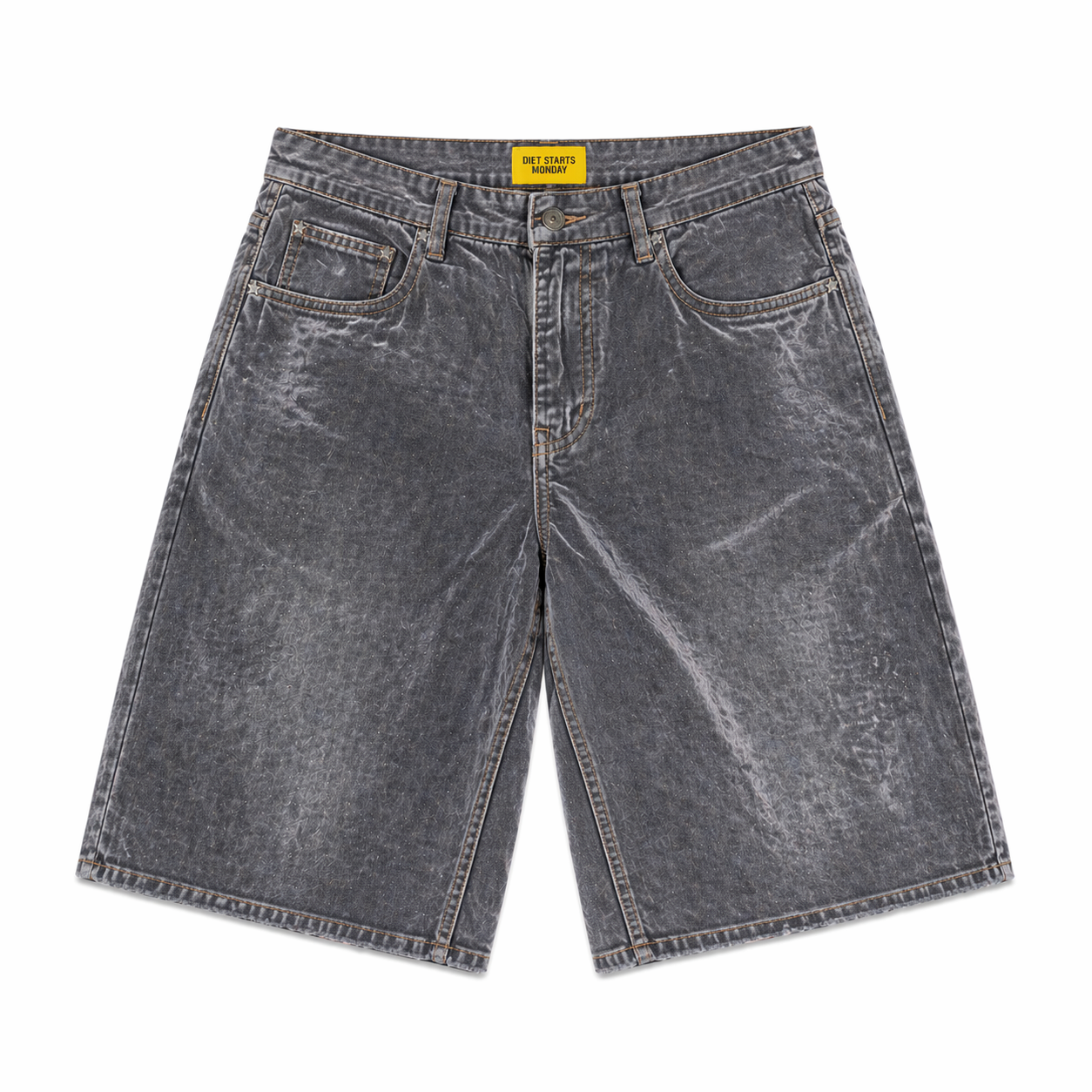 Arch Denim Shorts - Grey
