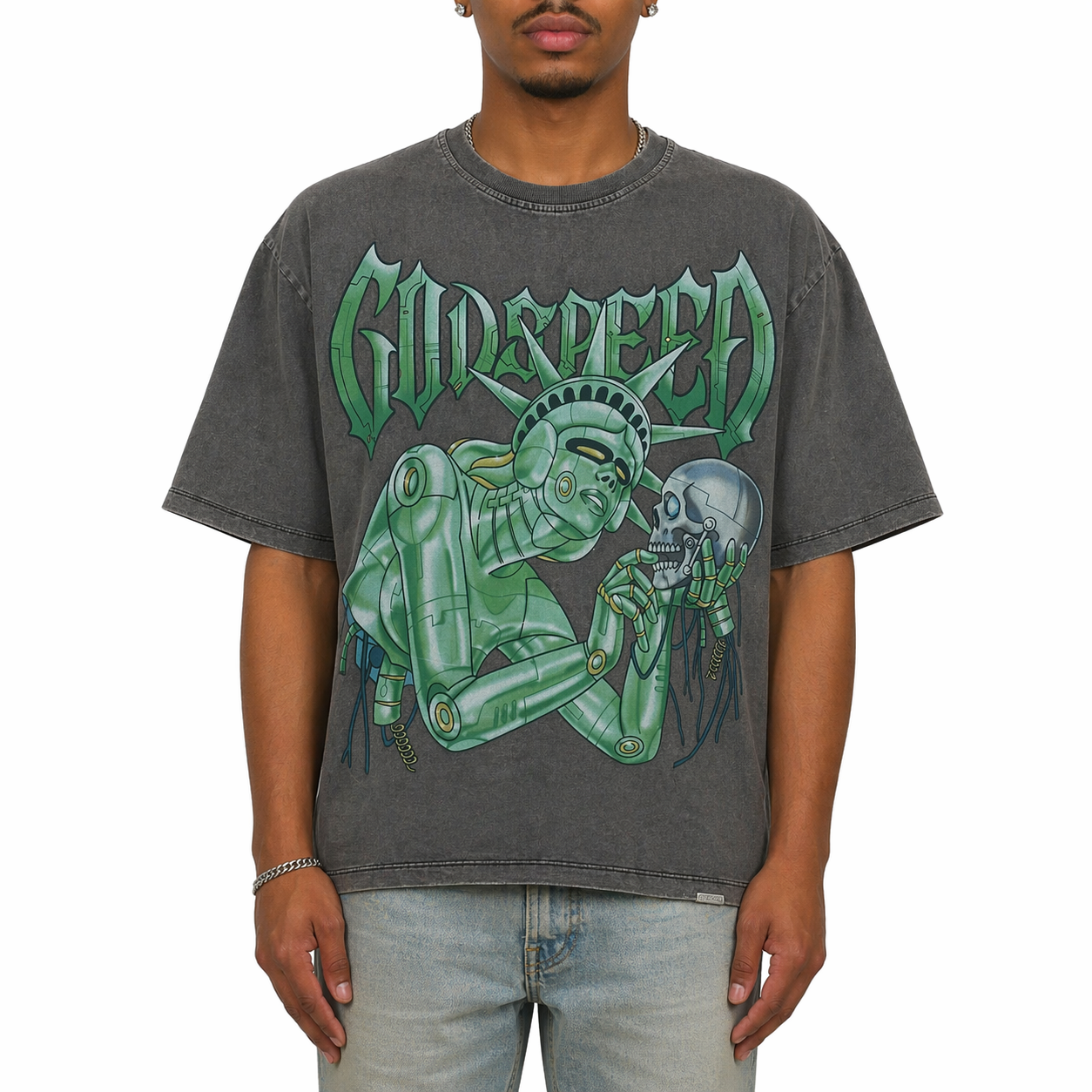 Freedoms Protocol T-shirt NG - Grey Wash