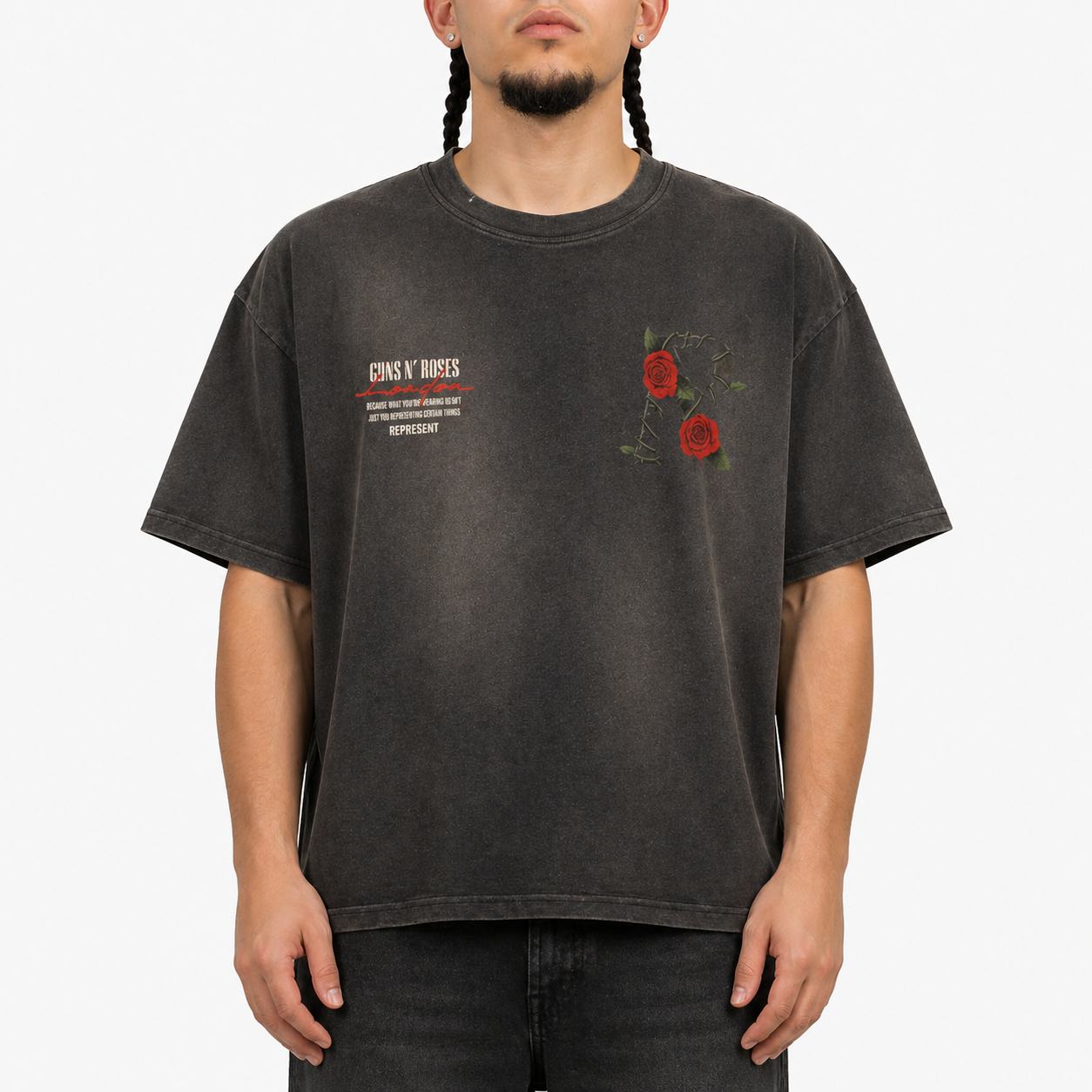 Guns N' Roses Tour T-Shirt - Stained Black