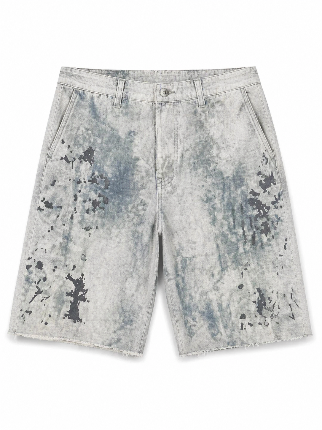 Worn Camouflage Embroidery - Light Indigo