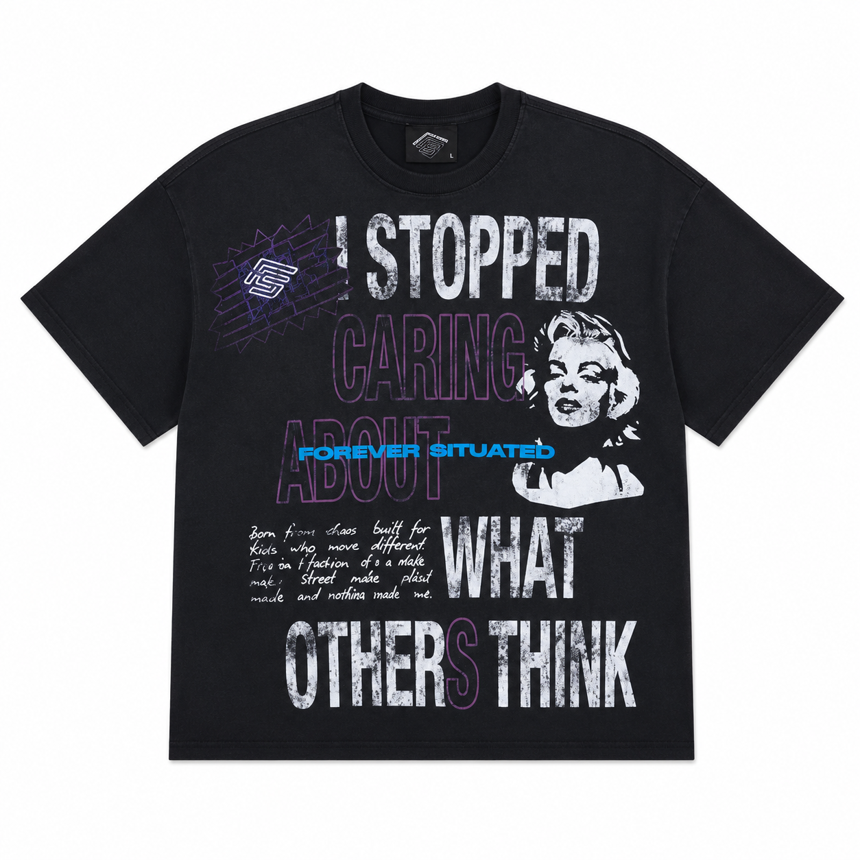 Forever IDK T-Shirt - Vintage Black