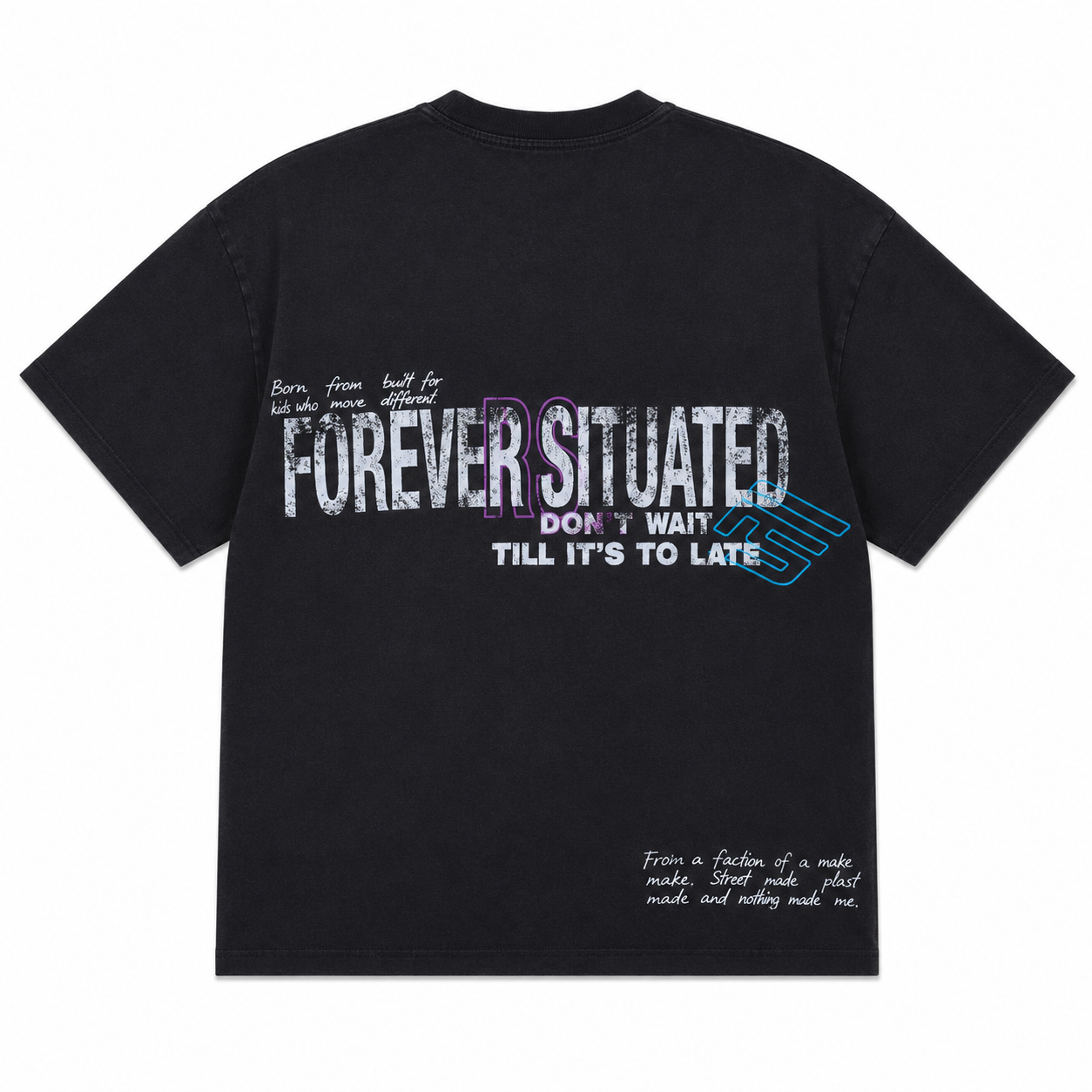 Forever IDK T-Shirt - Vintage Black