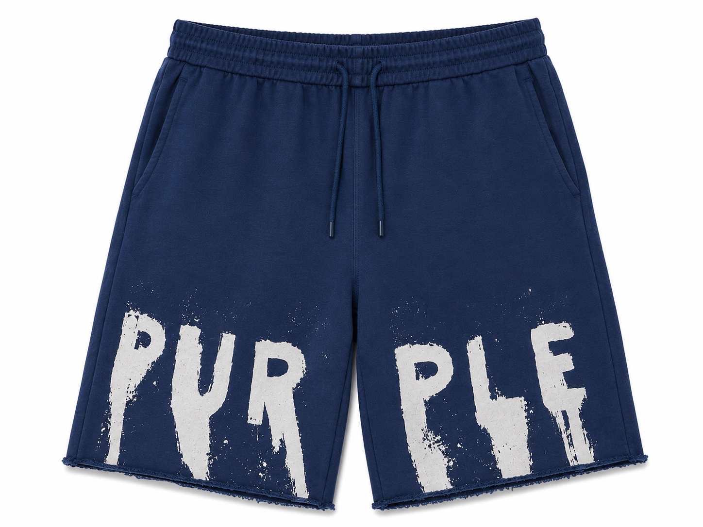 Painted Wordmark Short - Blue