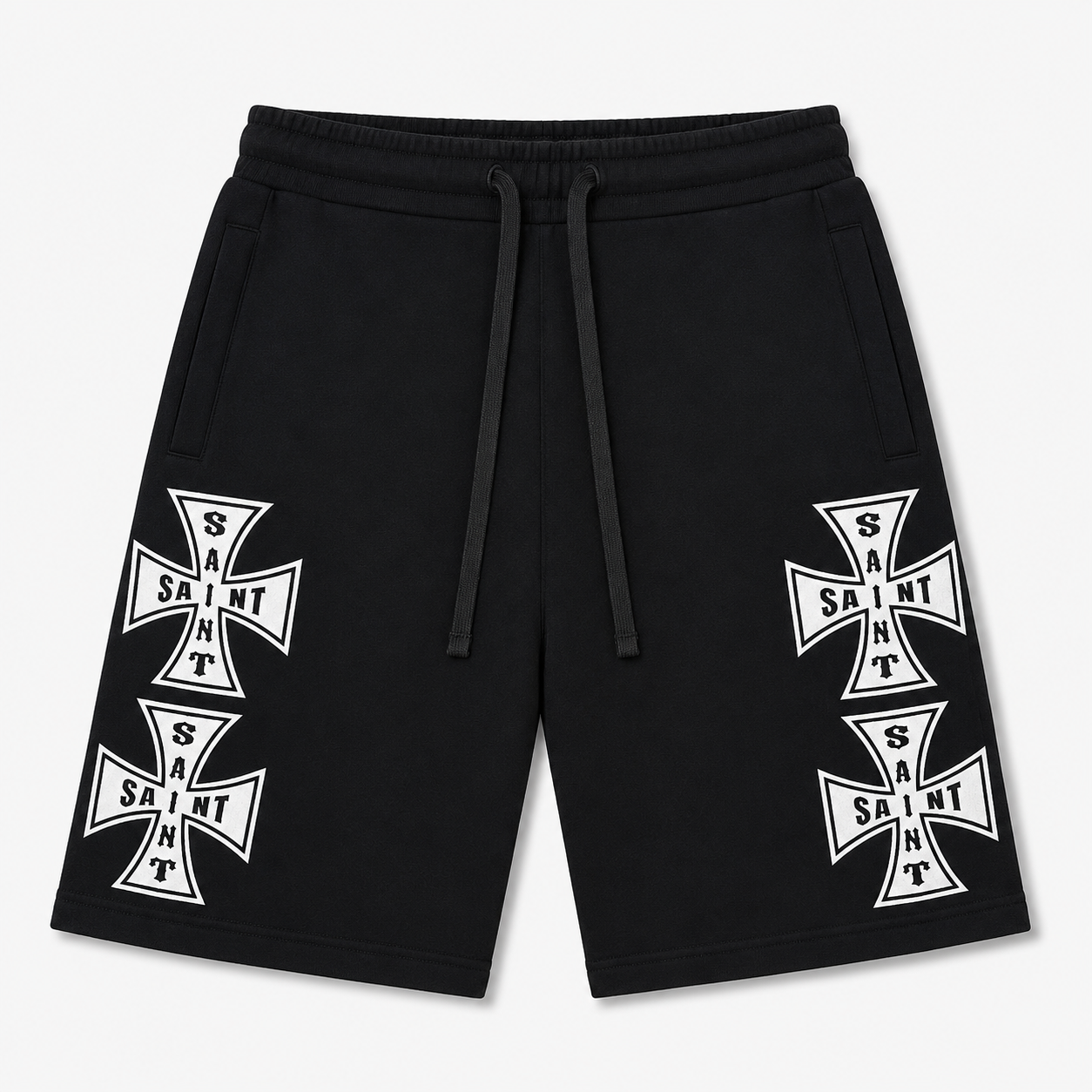 Saint Cross Shorts - Black