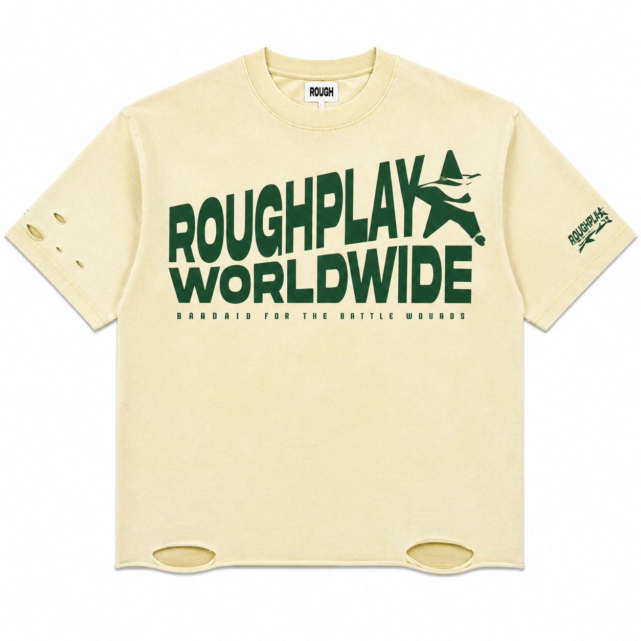 Vintage T-Shirt - Tan & Green