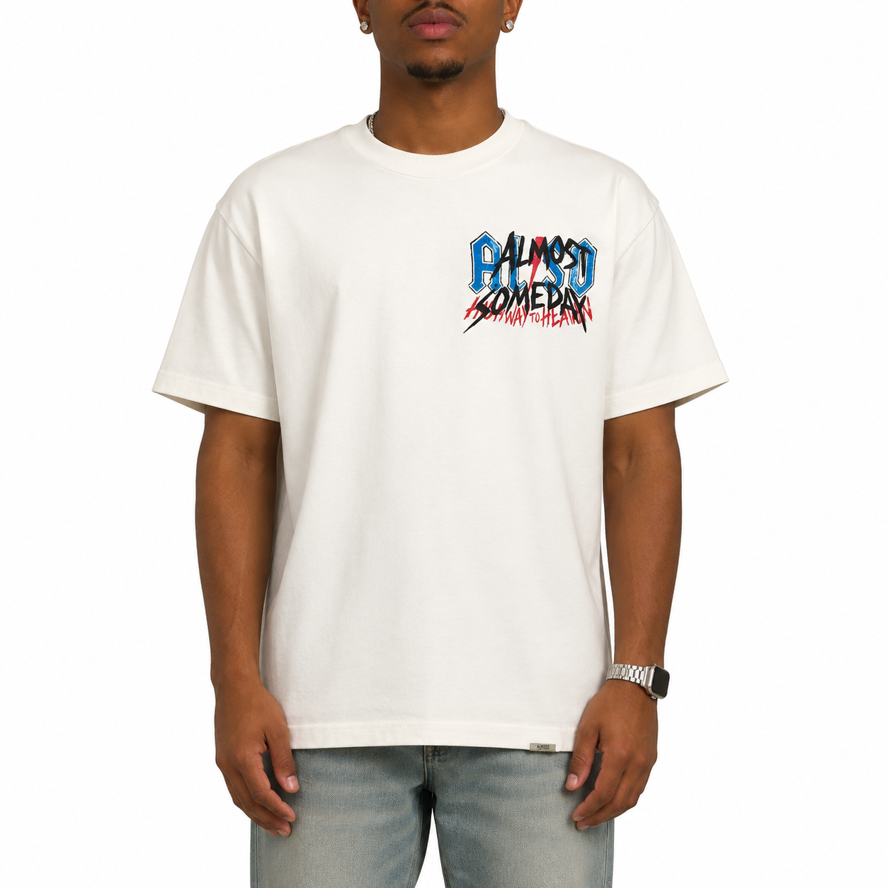 Highway To Heaven T-Shirt - Cream