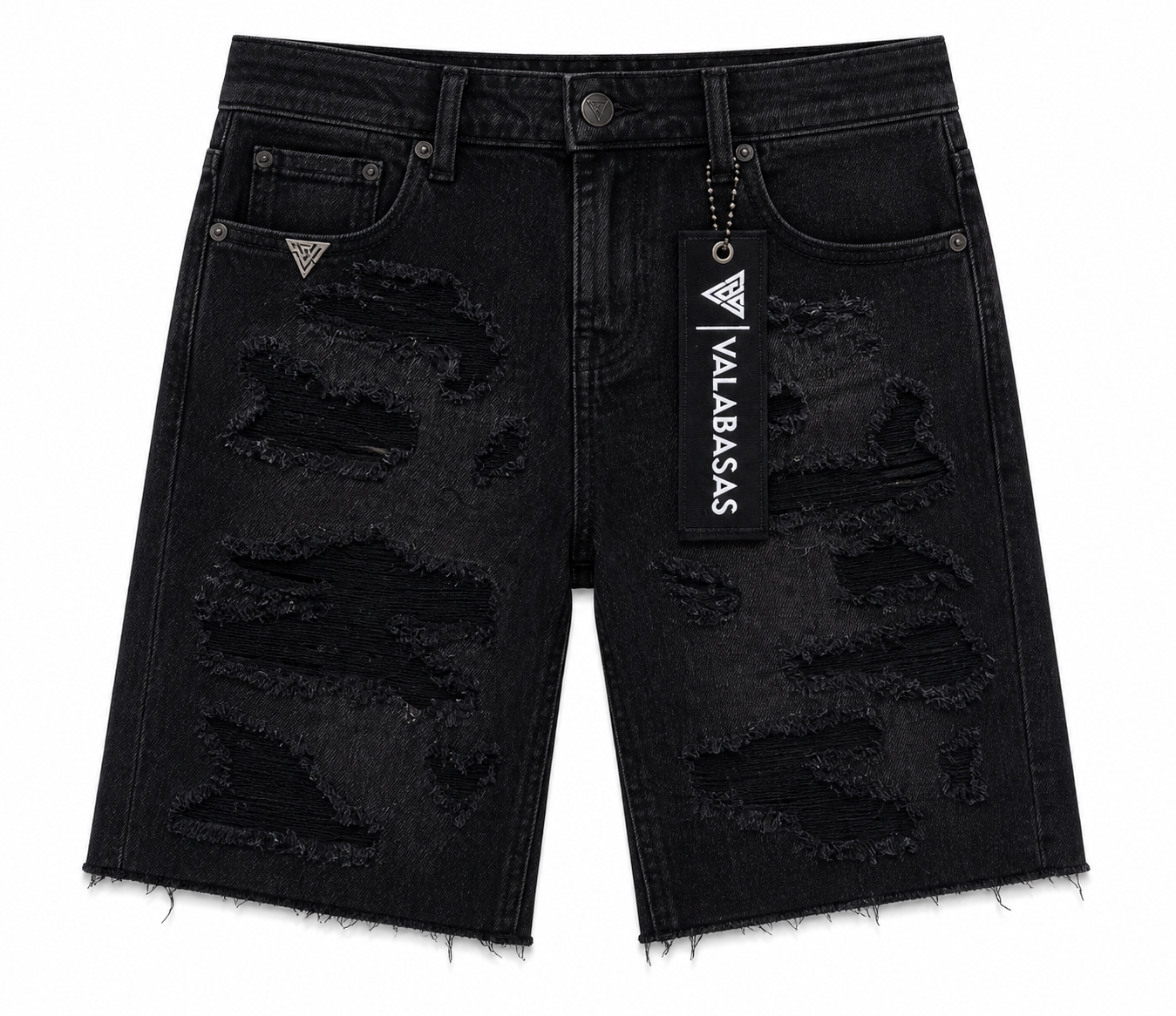 Incise Shorts - Grey Wash