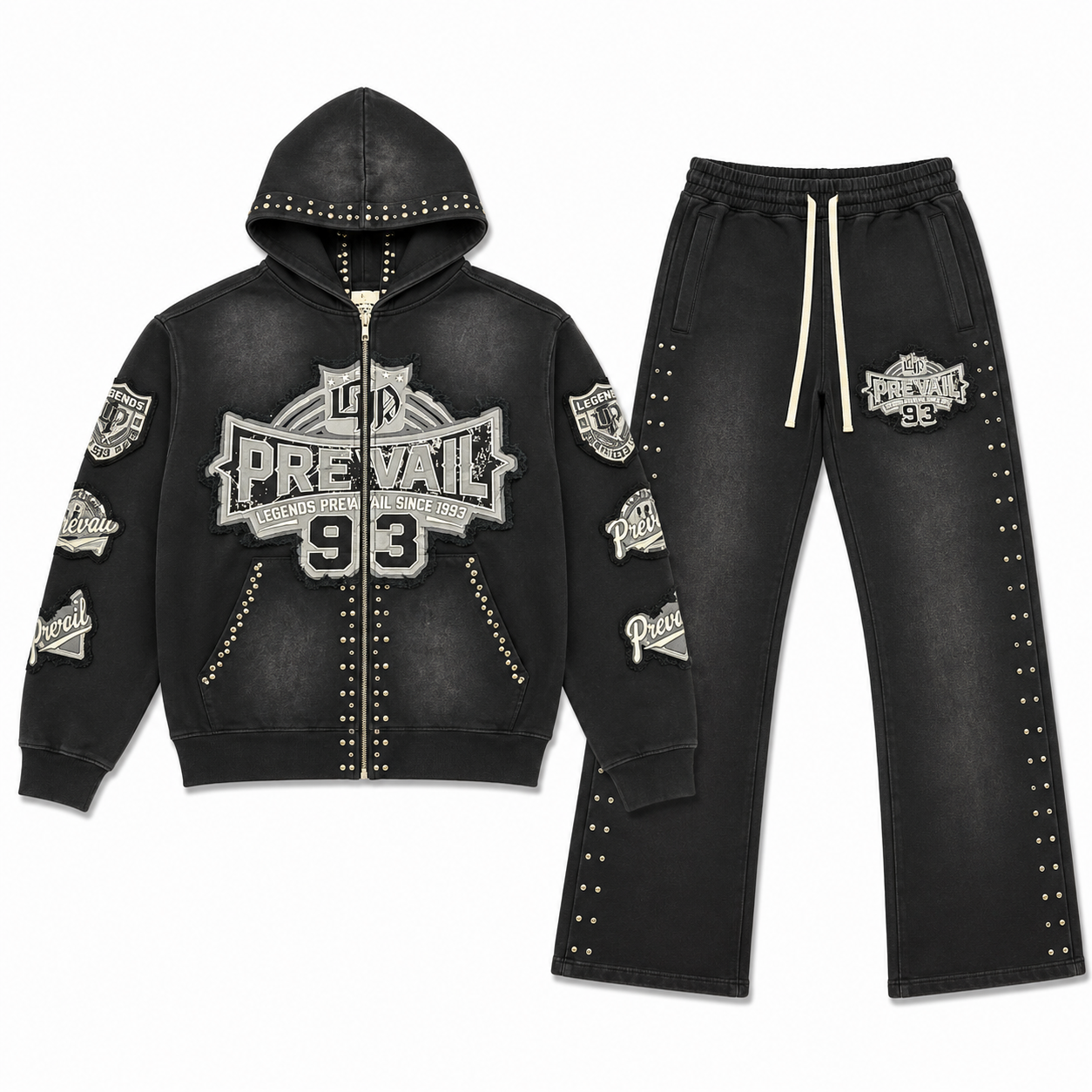 Wolf Grey Set - Black
