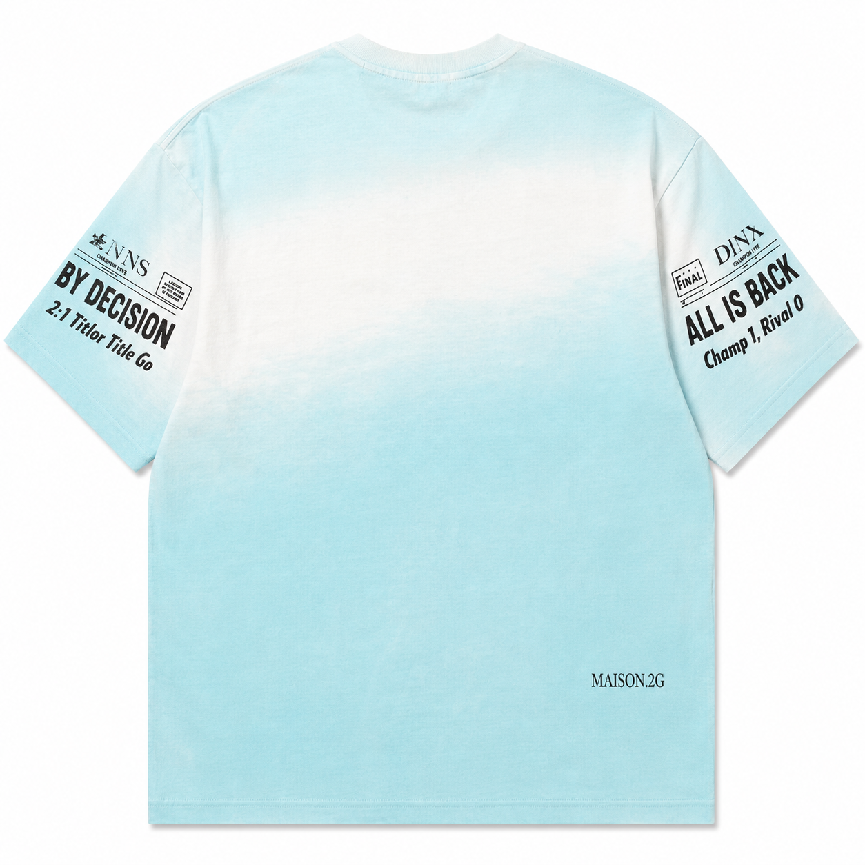 The Greatest T-Shirt - White & Blue