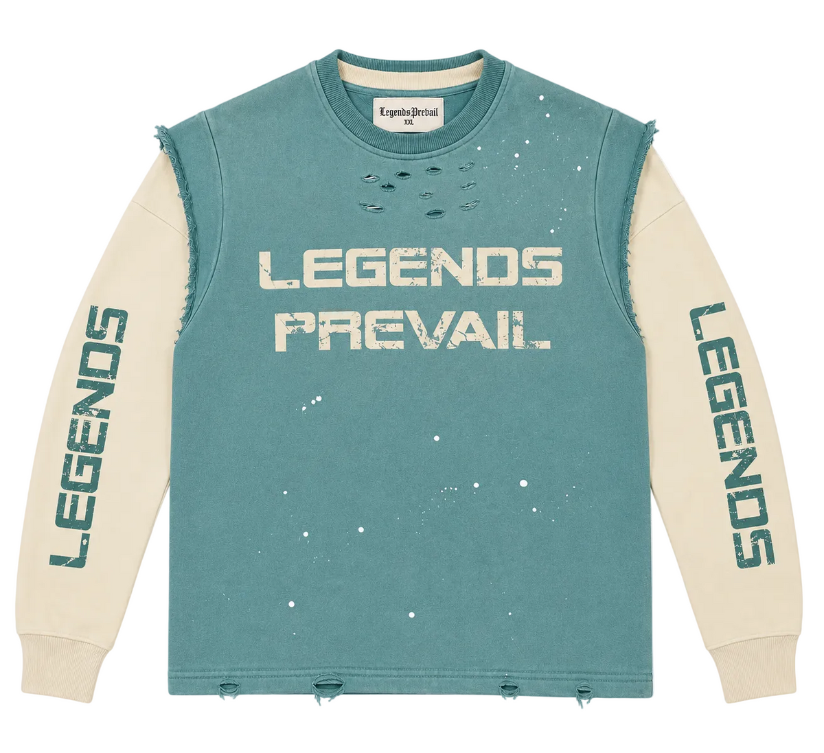 Twofer Crewneck - Blue