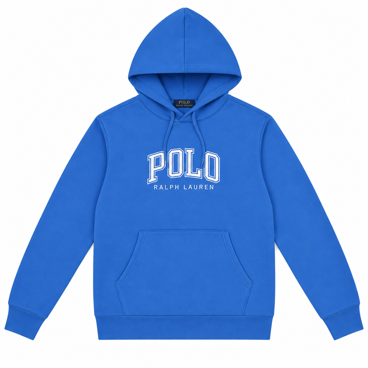 Block Letter Hoodie - New England Blue