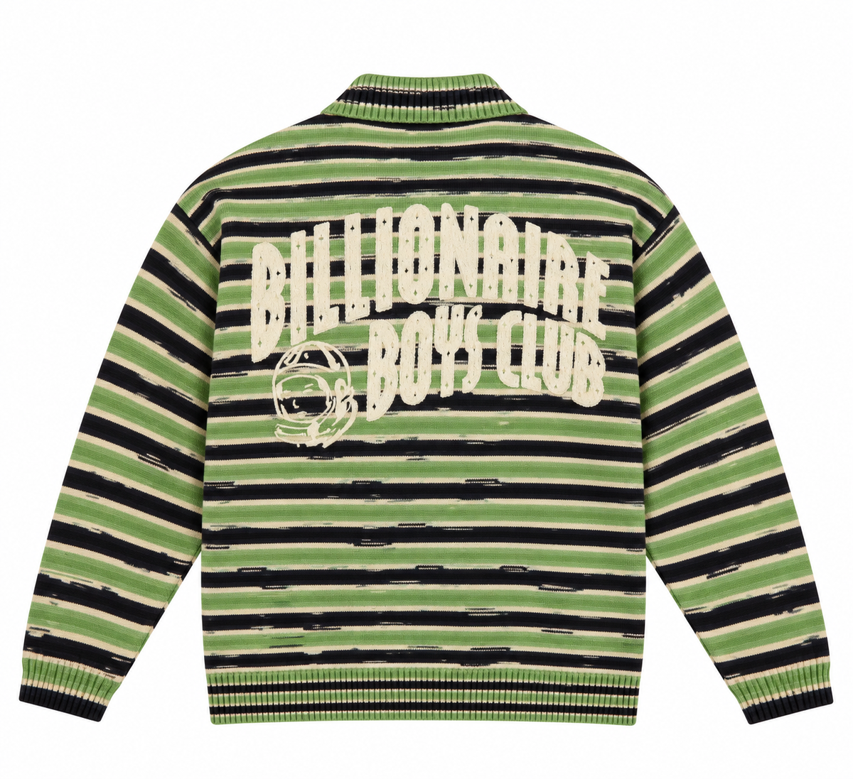 Curve Sweater - Black & Green