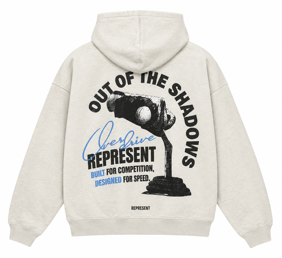 Out Of the Shadow Hoodie - Cream Marl