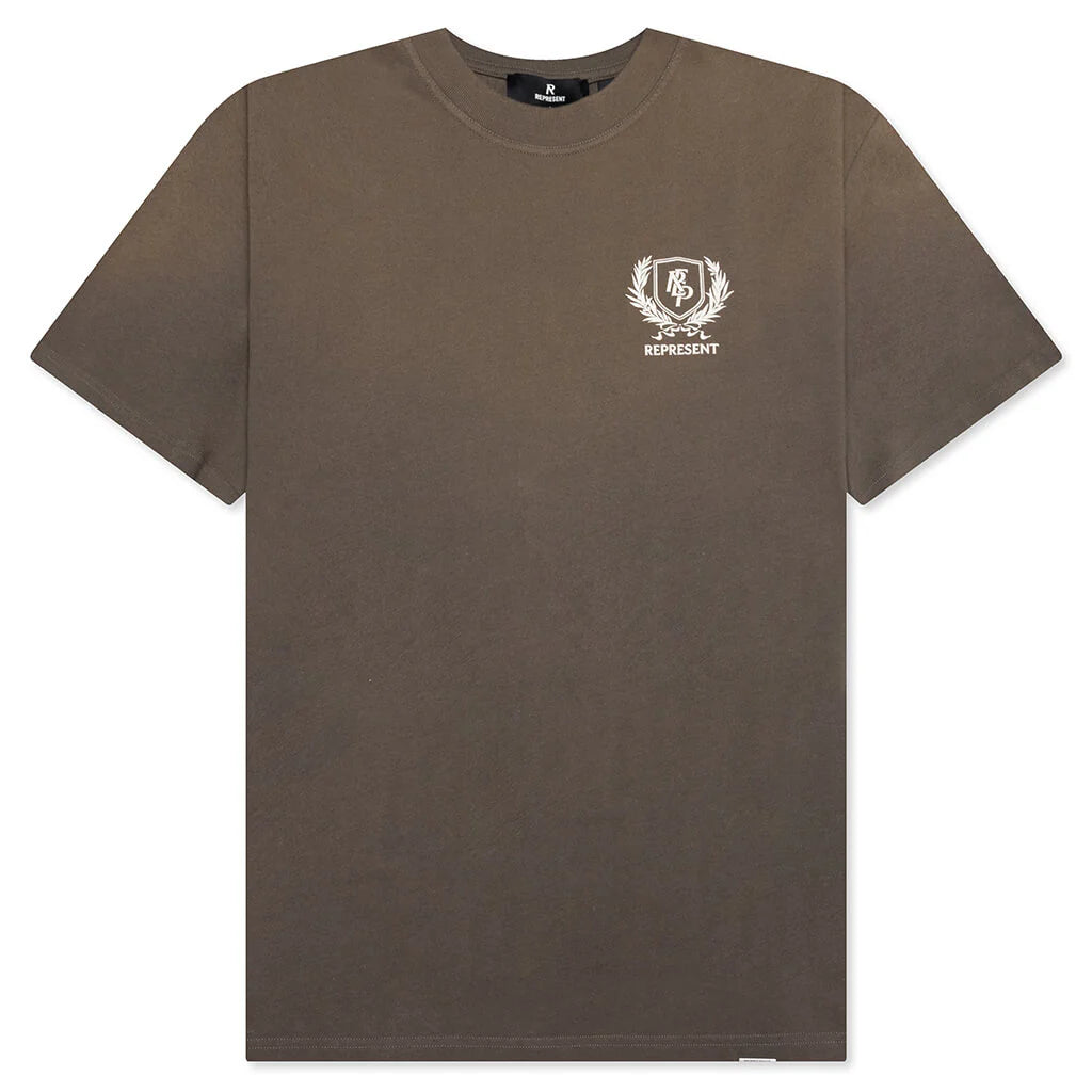 Crest T-Shirt - Dark Taupe