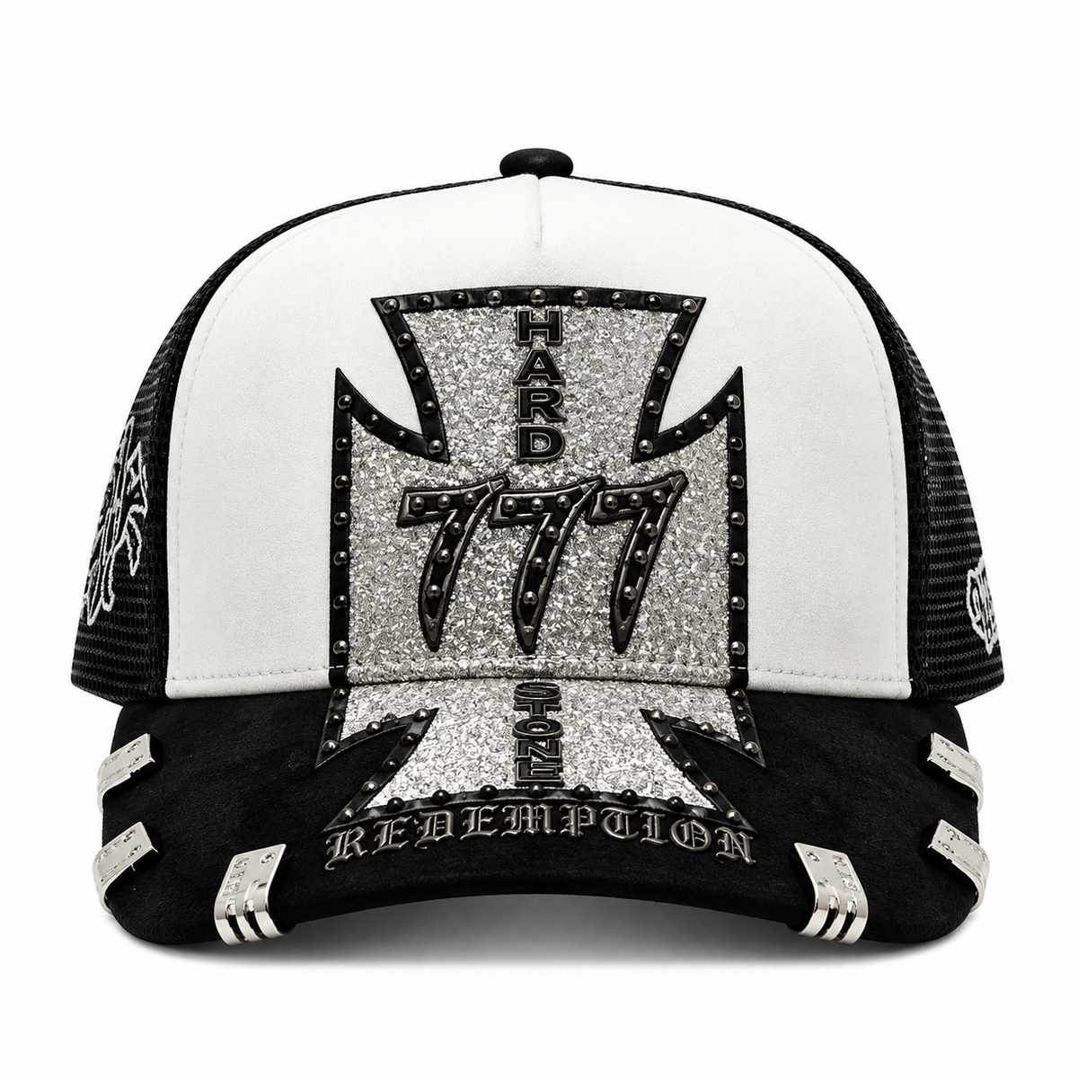 V4 Diamond 777 Trucker - Black/White